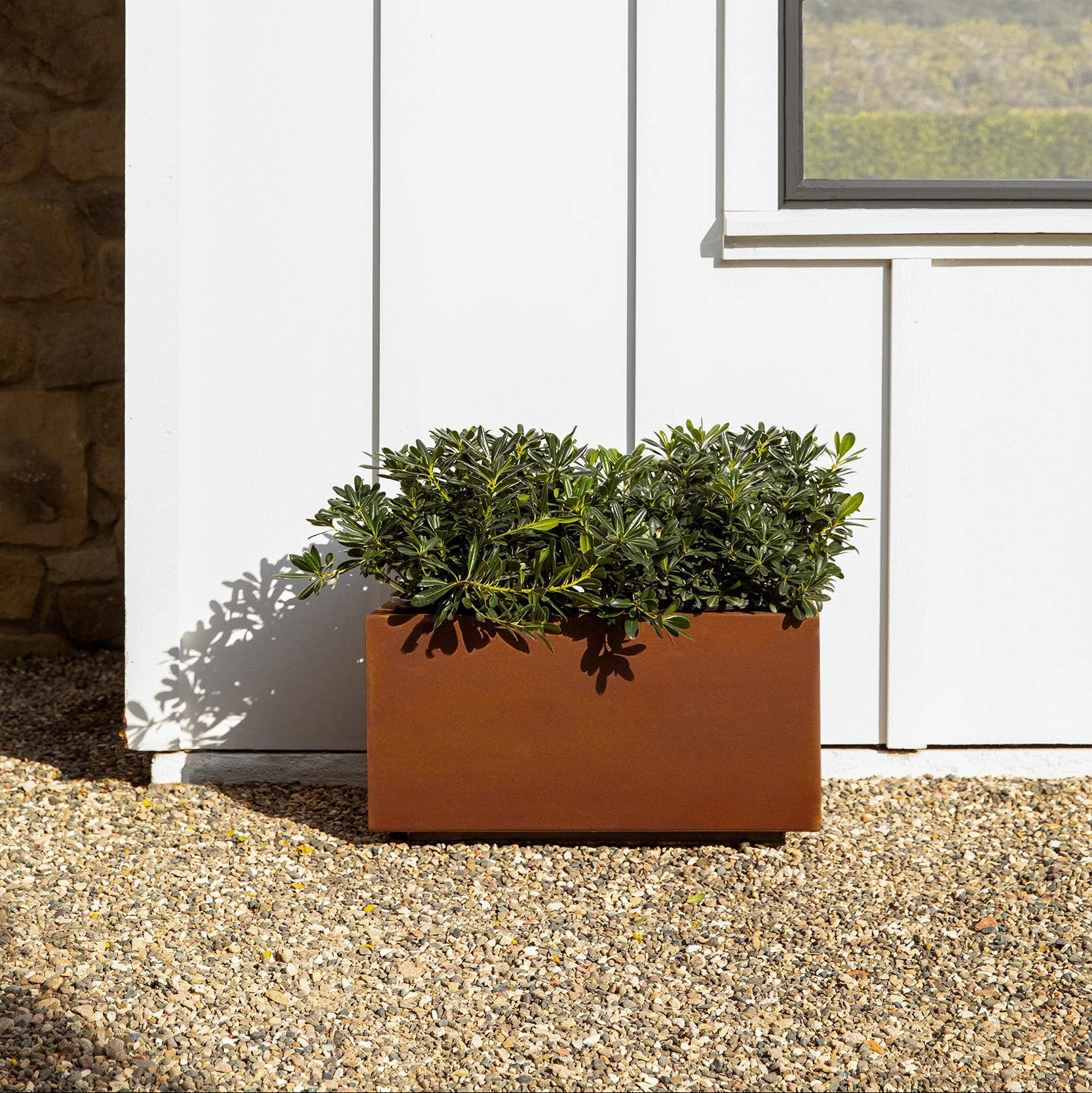 corten long box planter - Image 120