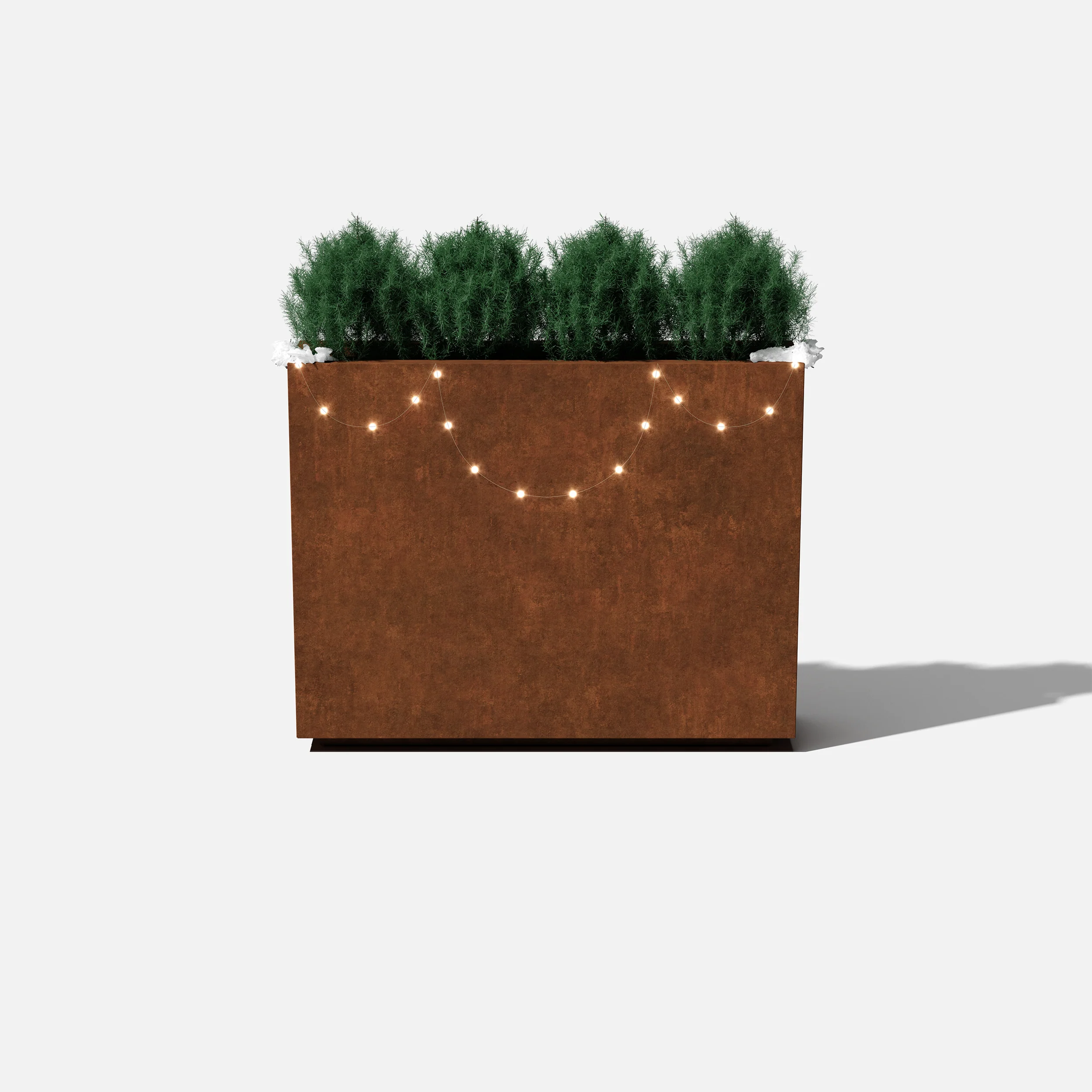 corten long box planter - Image 130