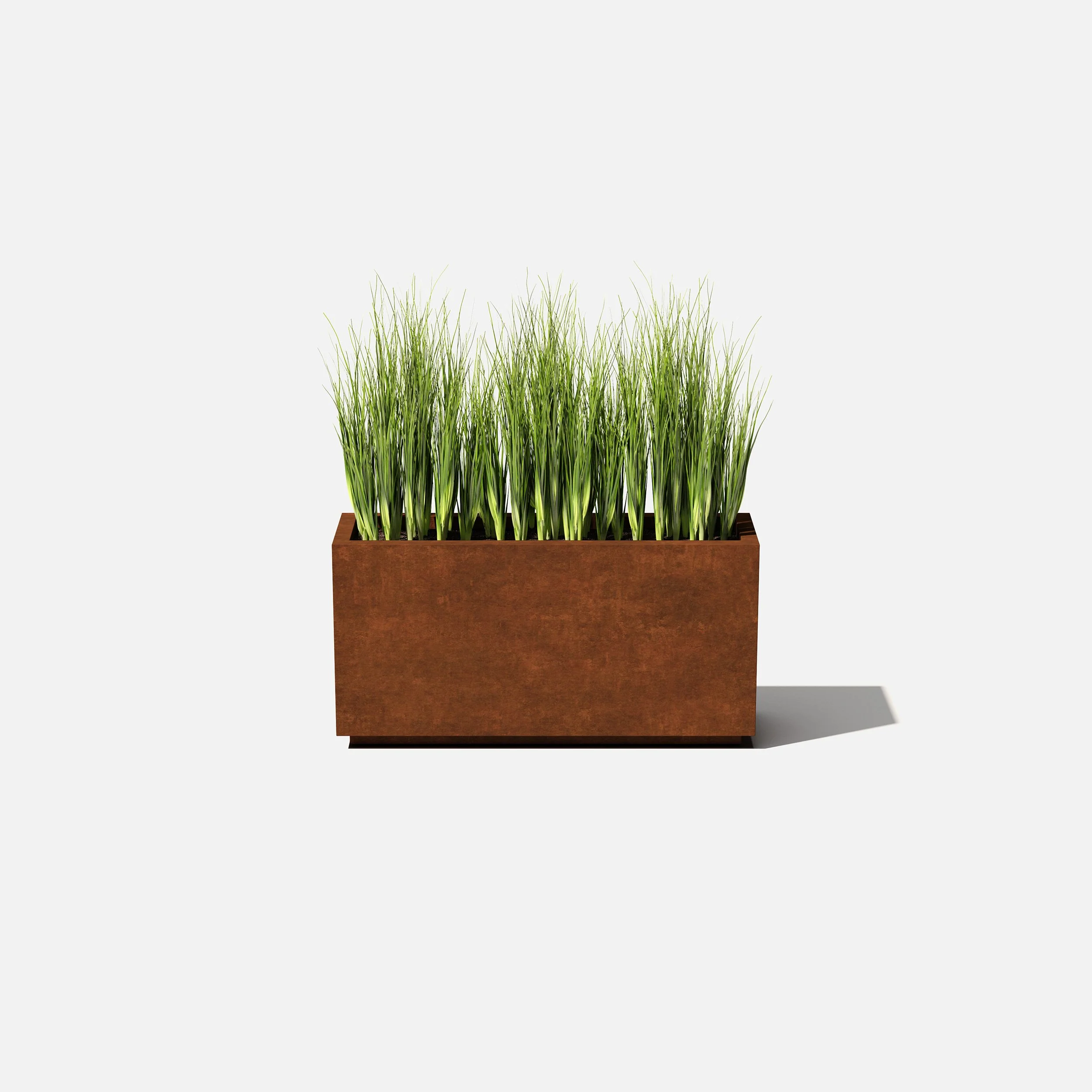 corten long box planter - Image 132