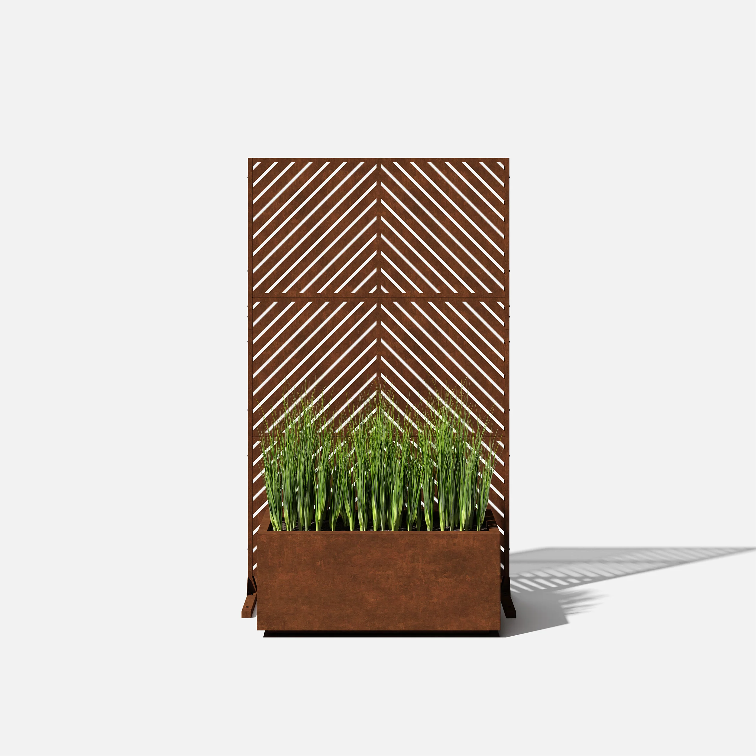 corten long box planter - Image 137