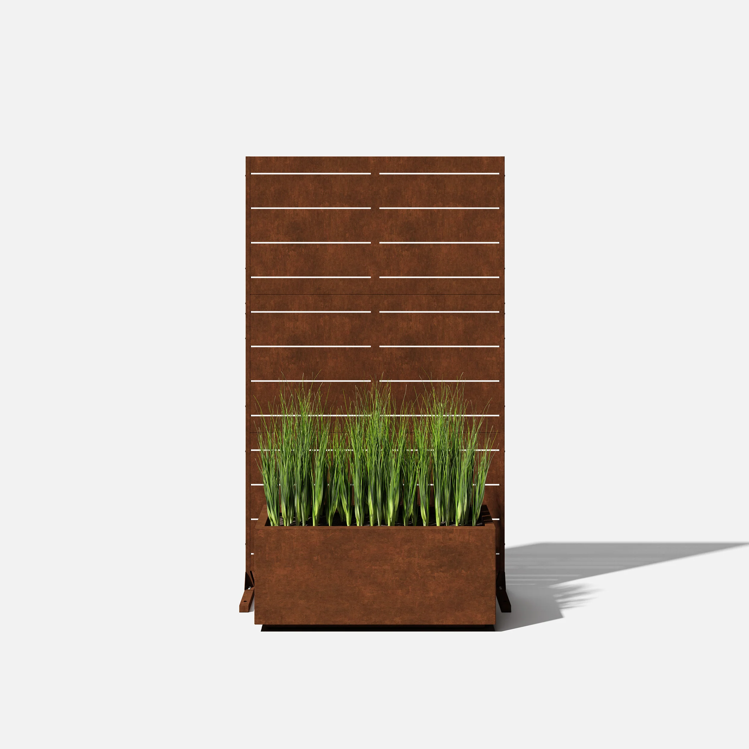 corten long box planter - Image 142