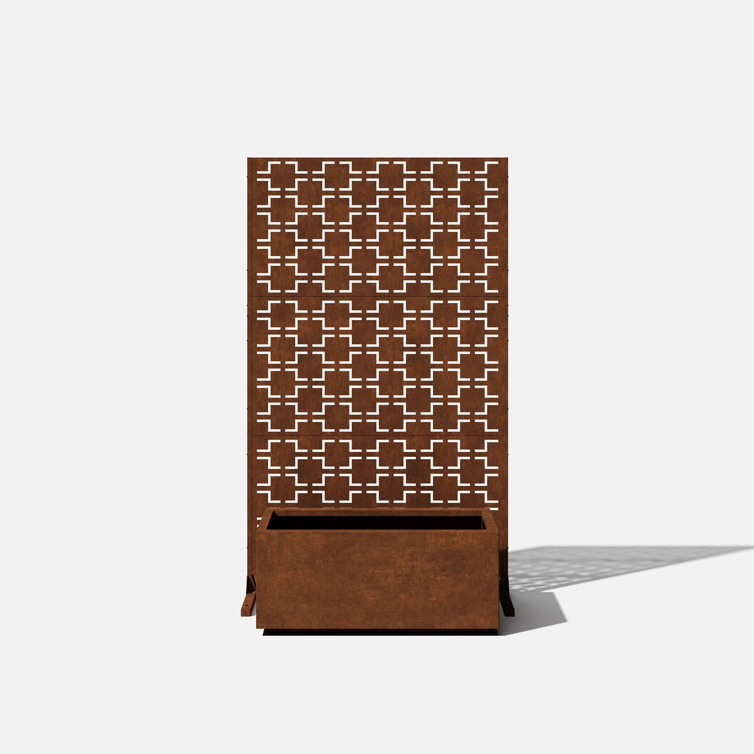 corten long box planter - Image 145