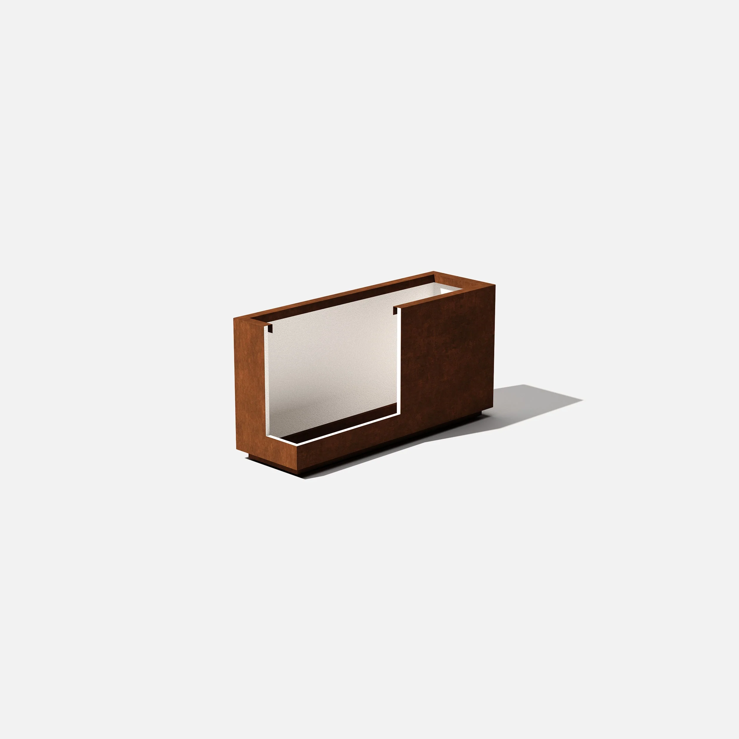 corten long box planter - Image 18