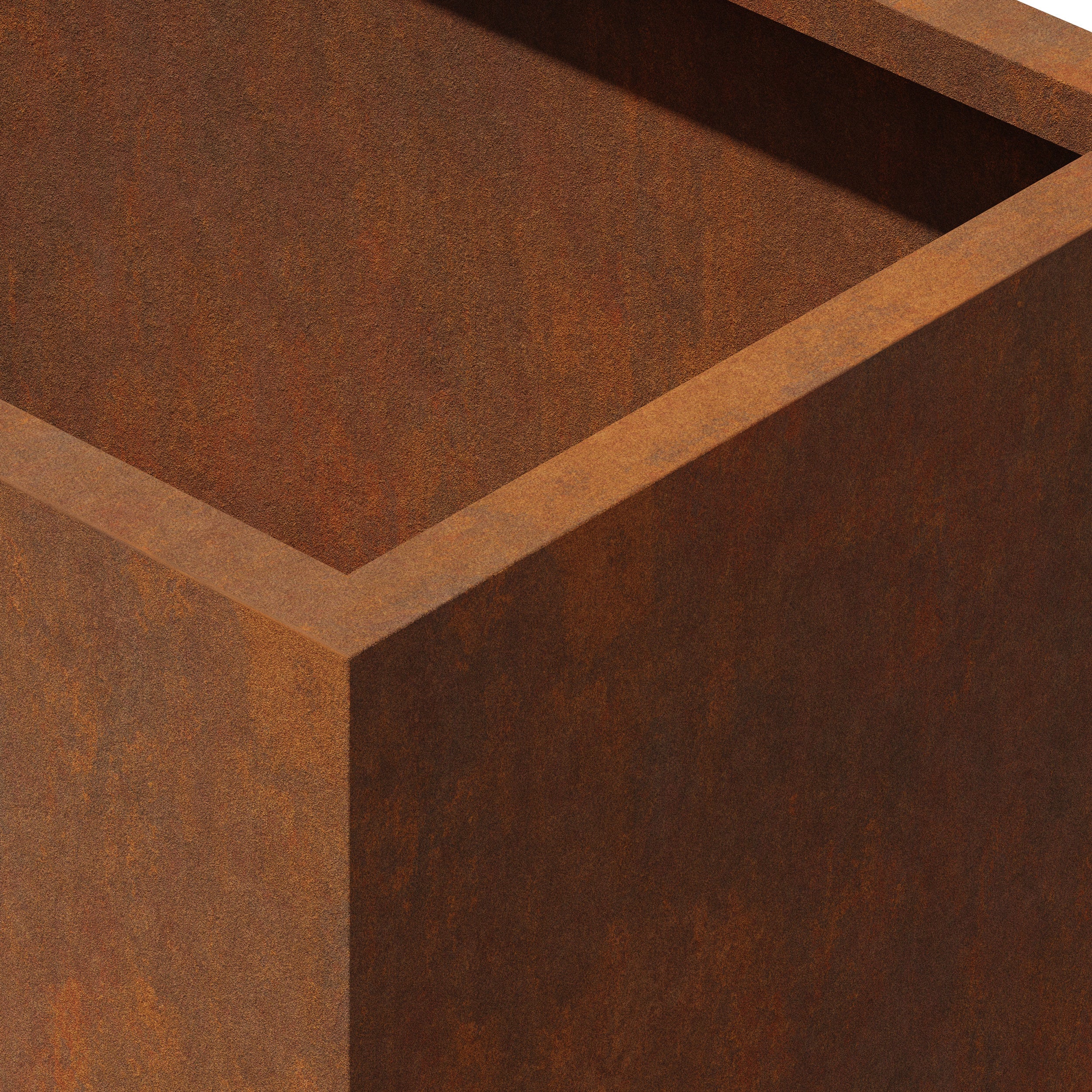 corten long box planter - Image 19