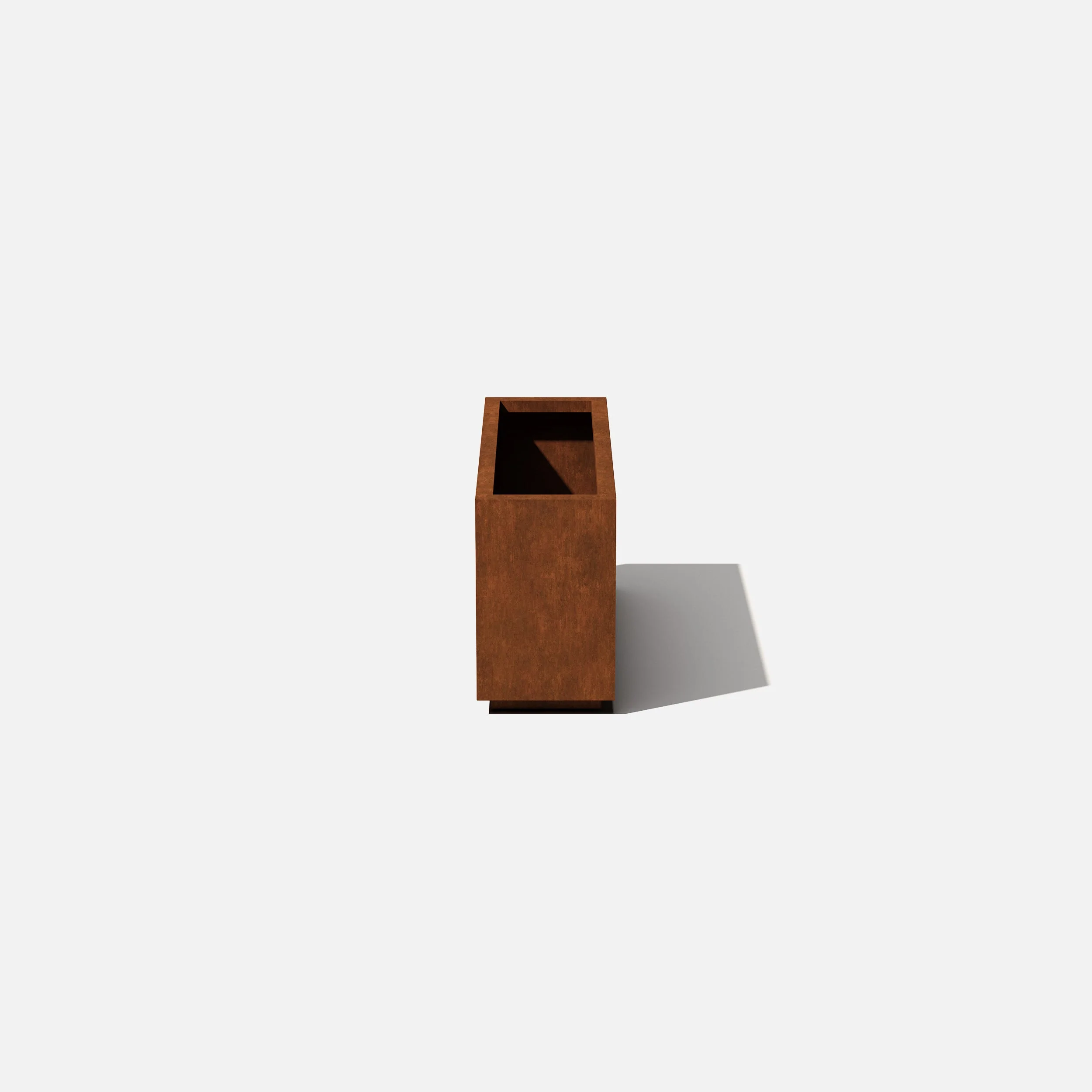 corten long box planter - Image 26
