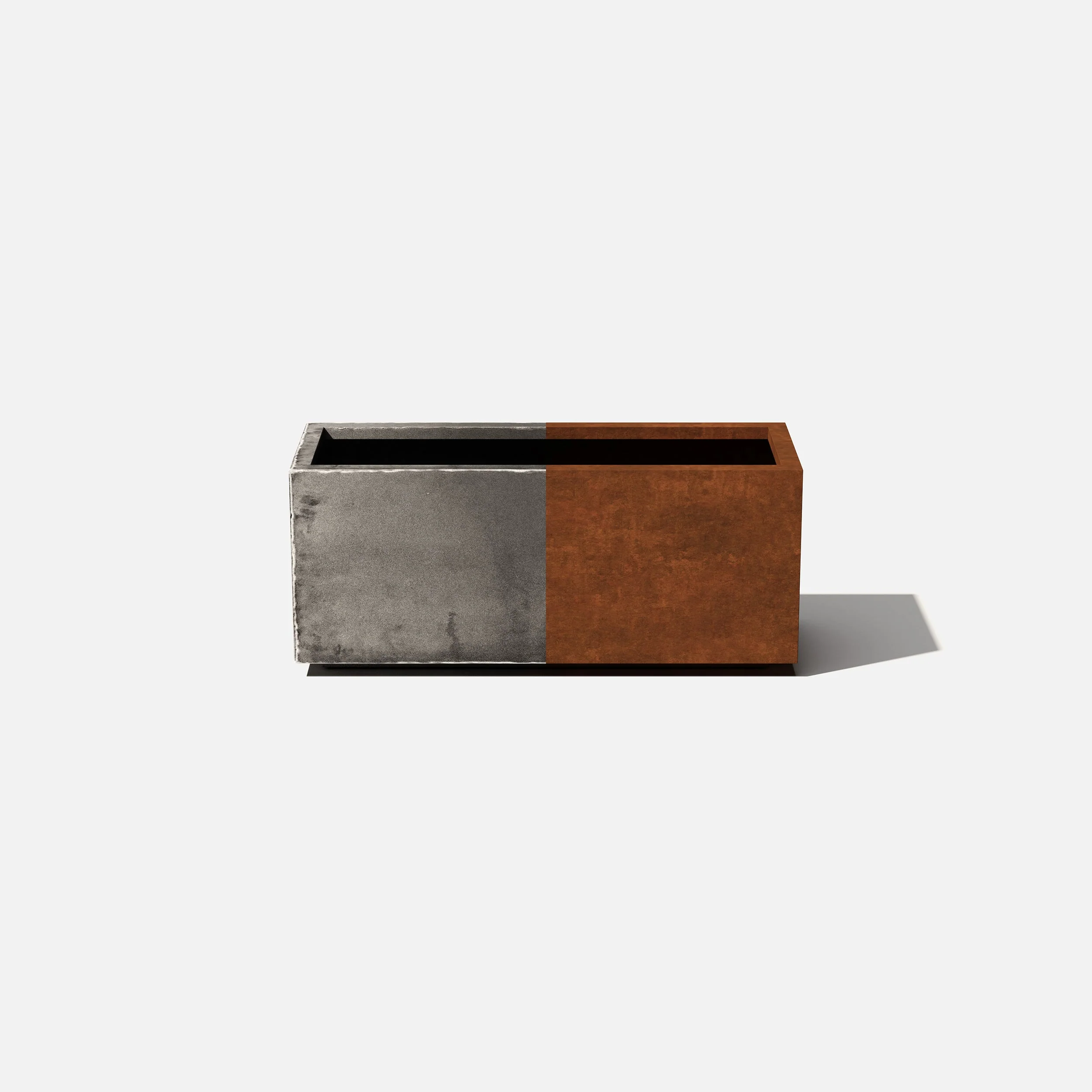 corten long box planter - Image 31