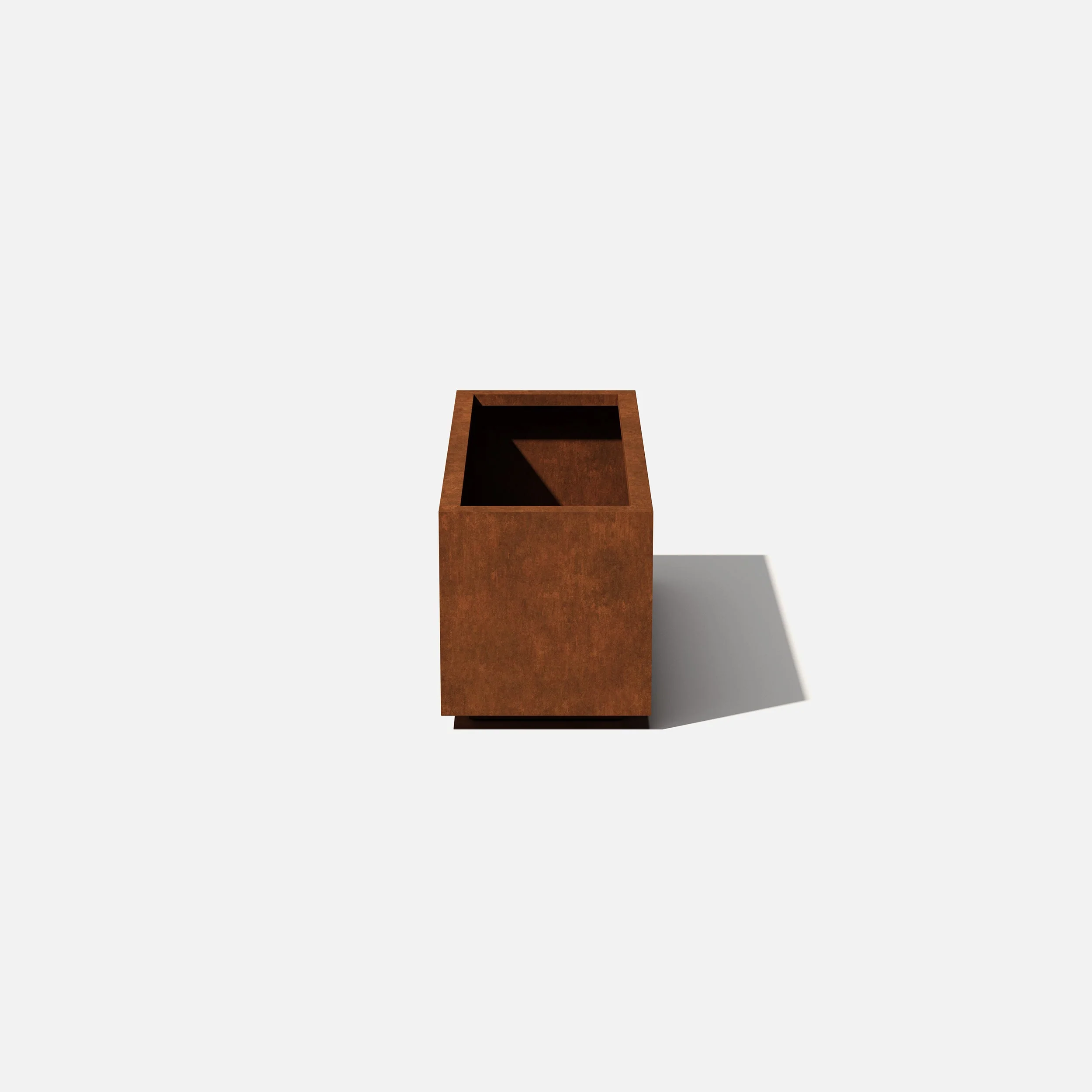 corten long box planter - Image 32