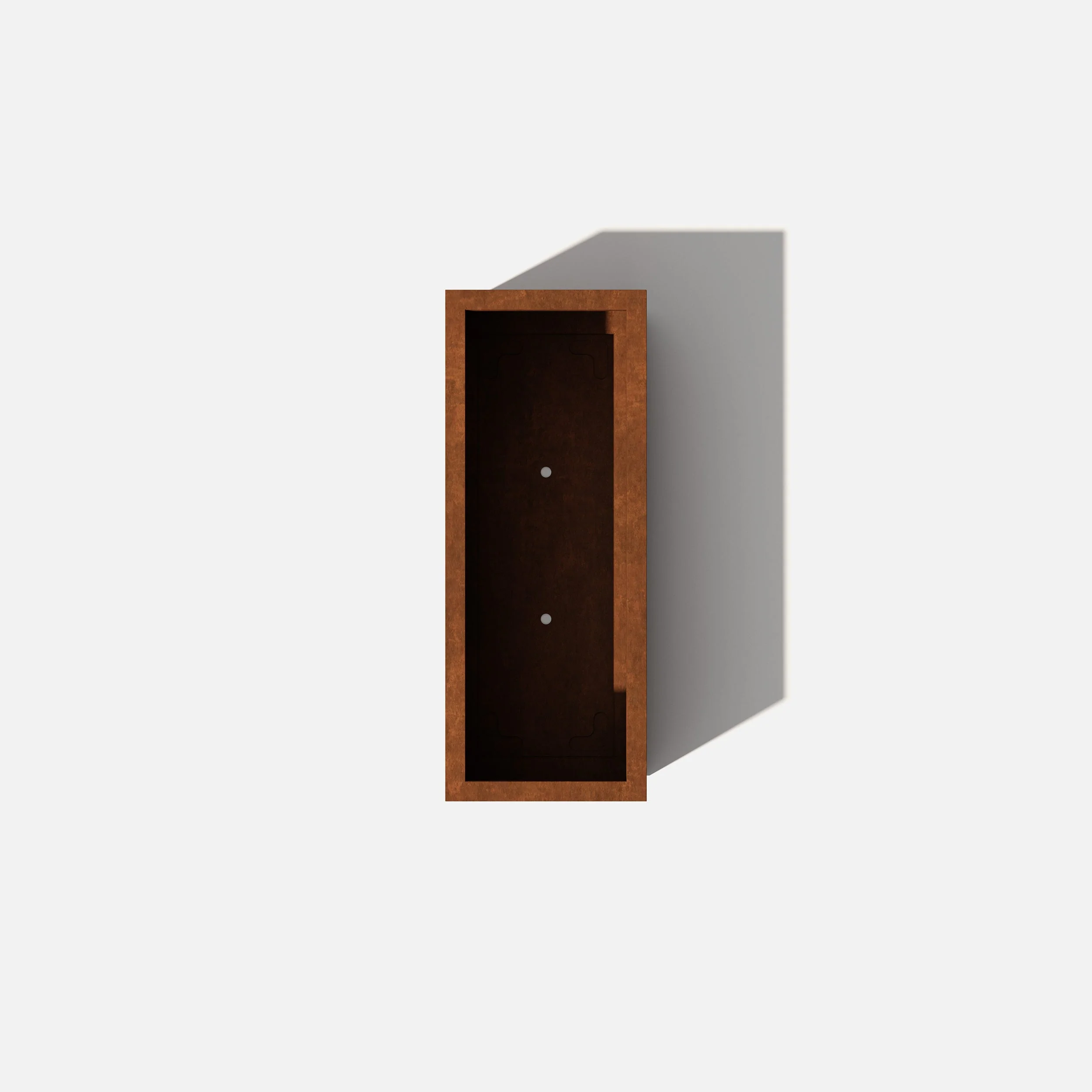 corten long box planter - Image 33