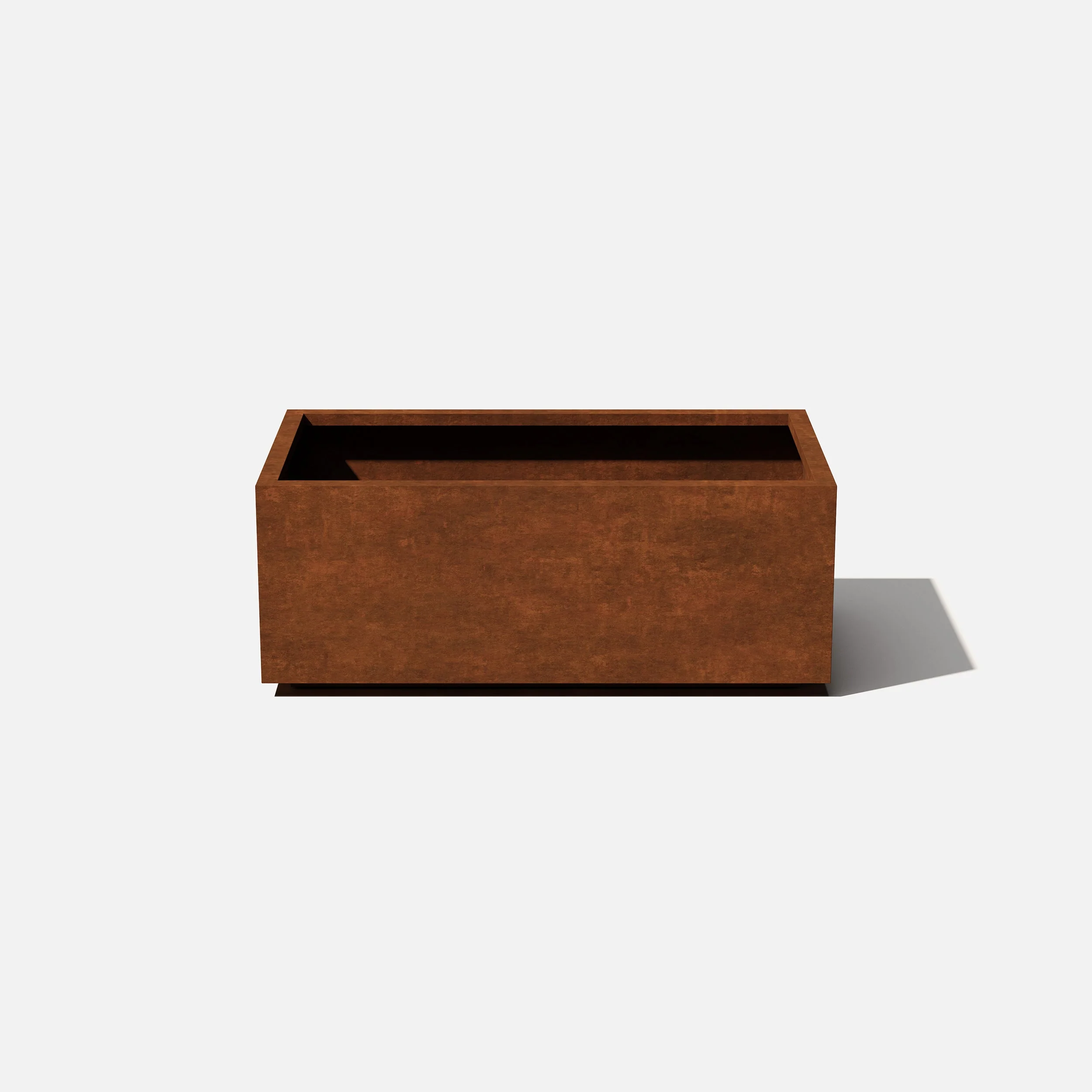 corten long box planter - Image 34
