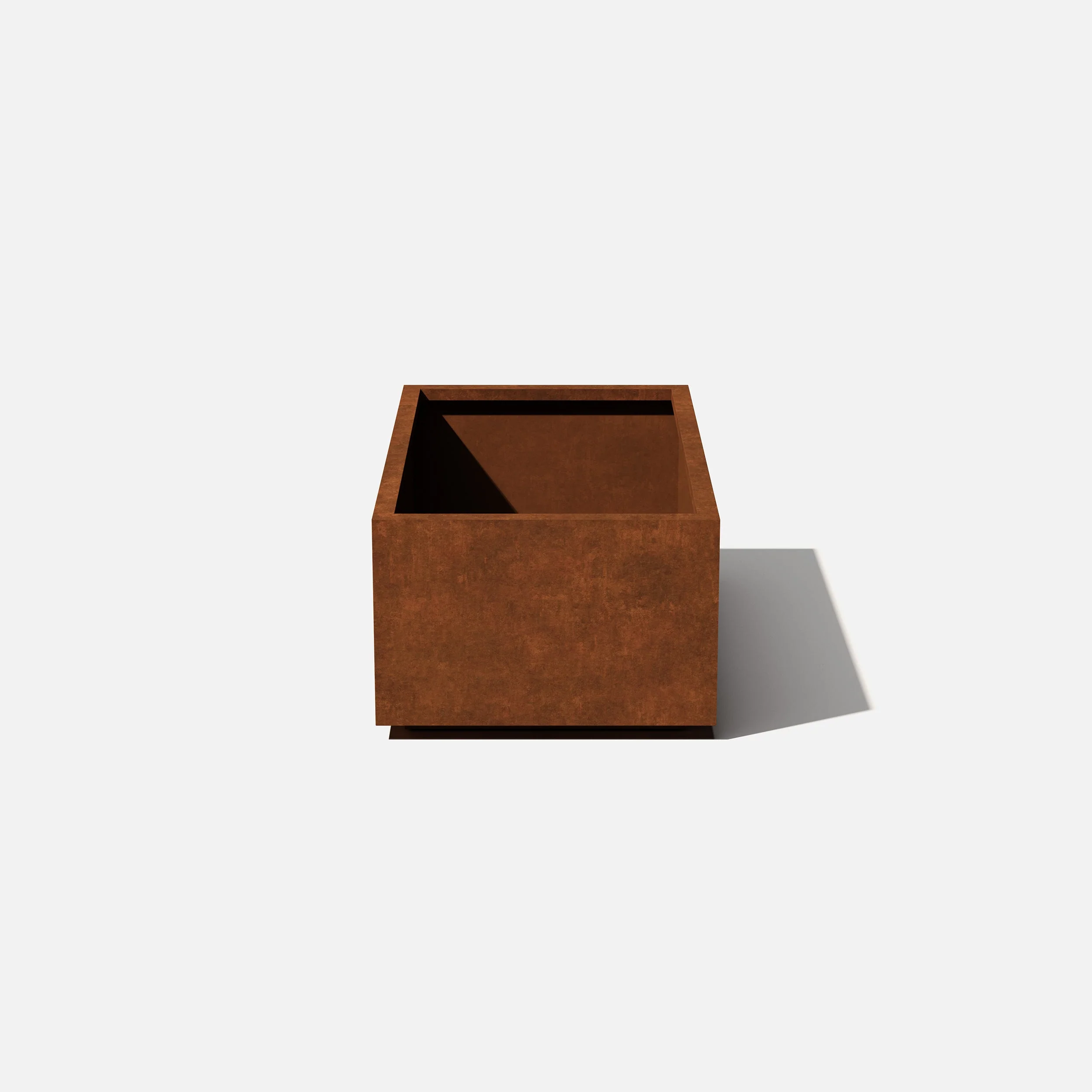corten long box planter - Image 36