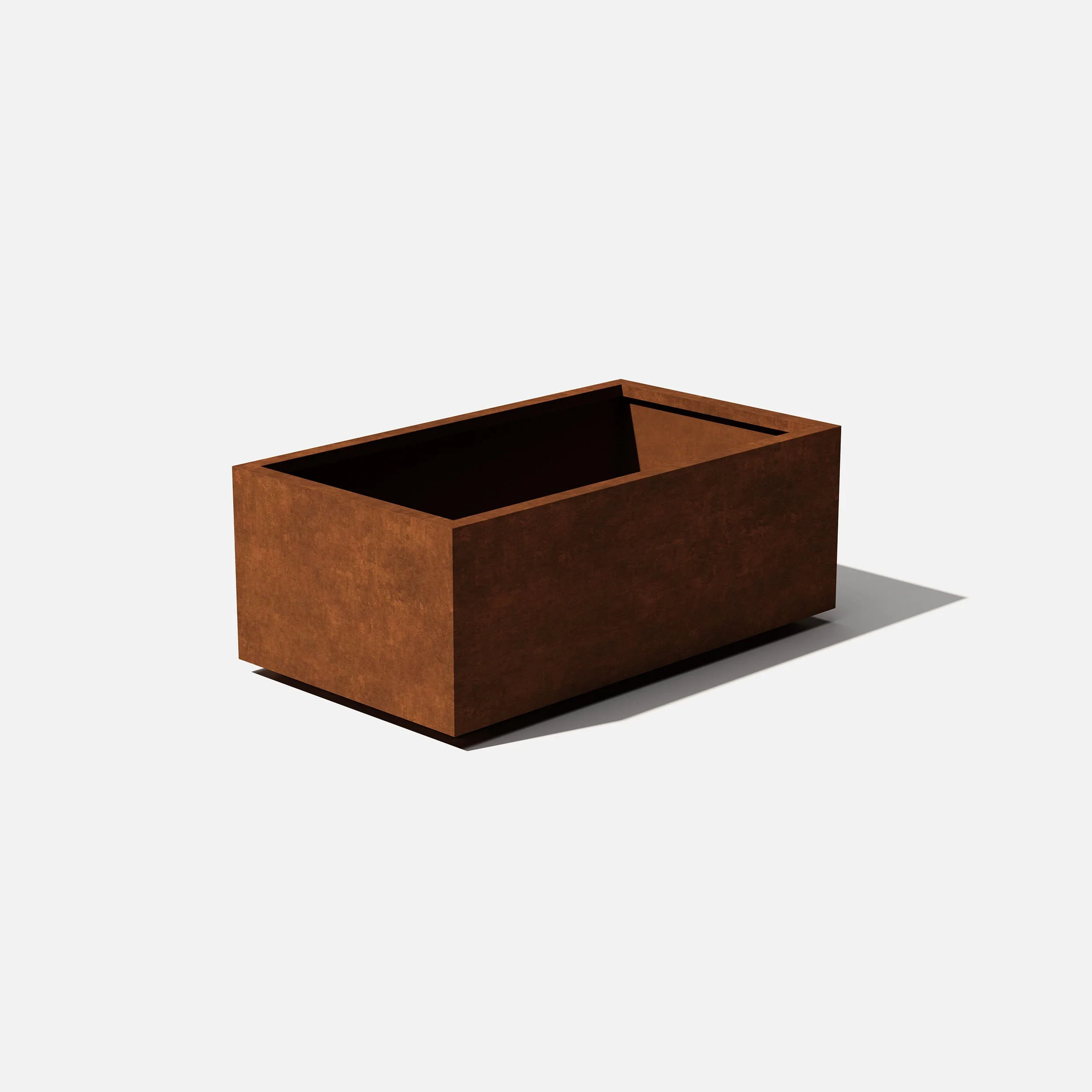 corten long box planter - Image 38