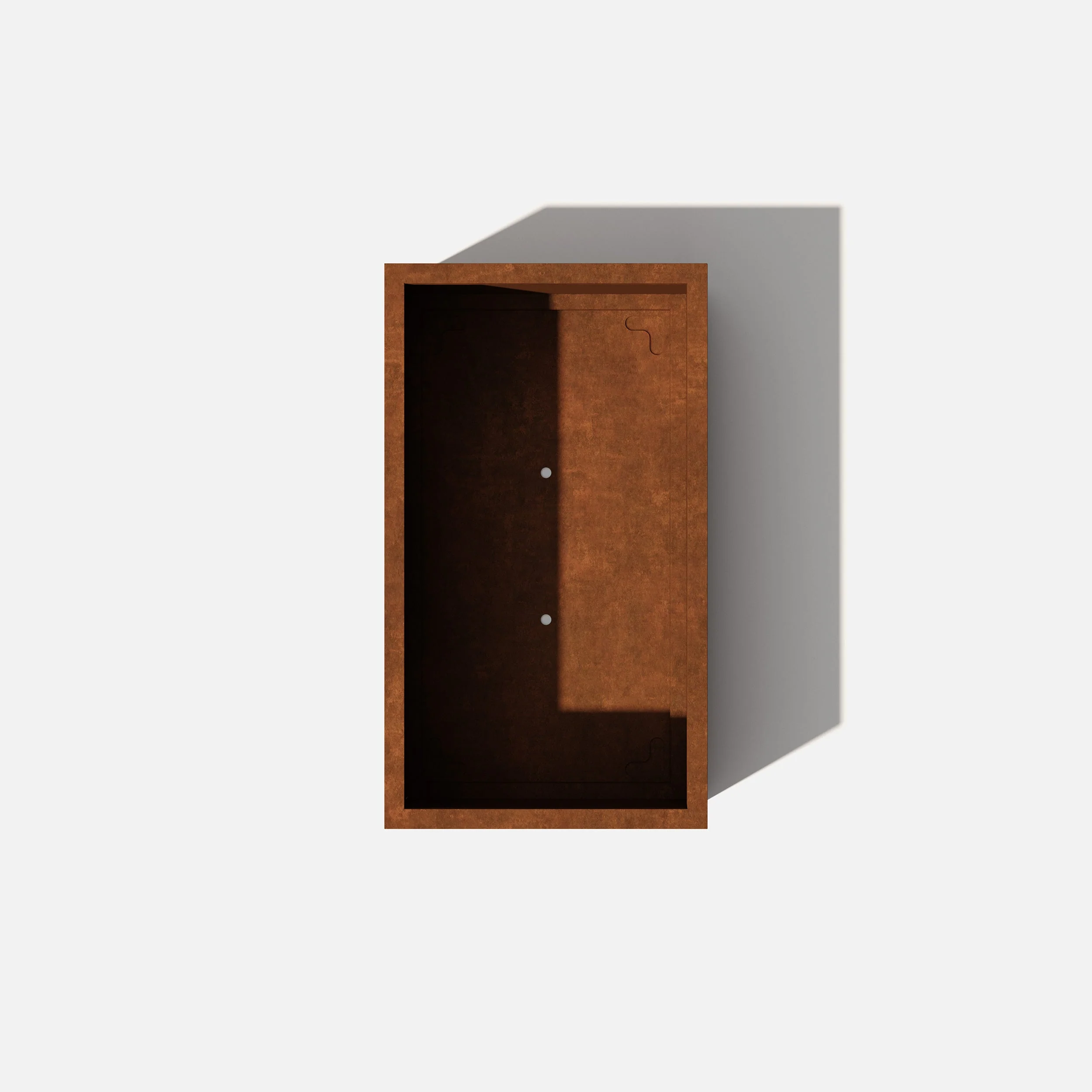 corten long box planter - Image 41