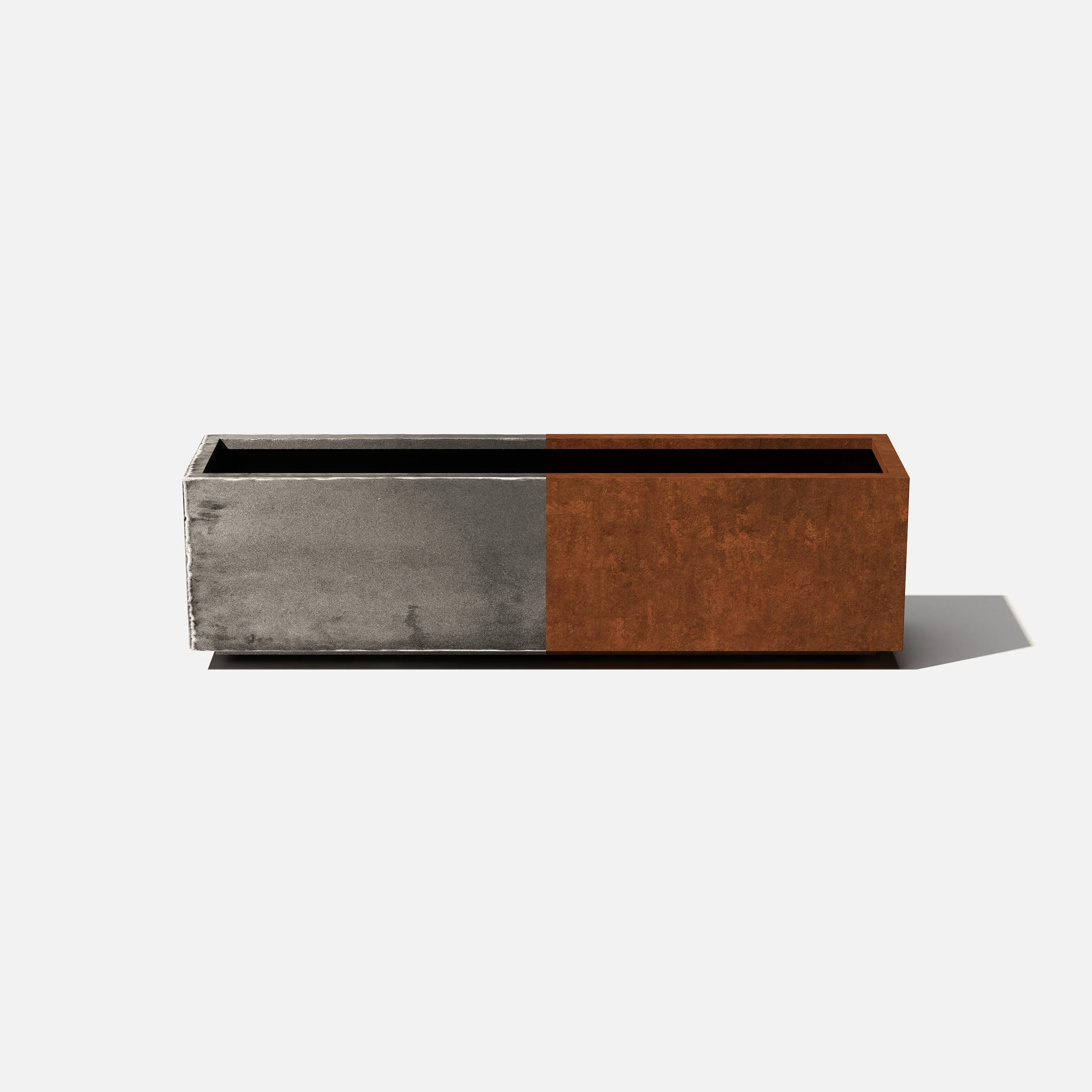 corten long box planter - Image 49