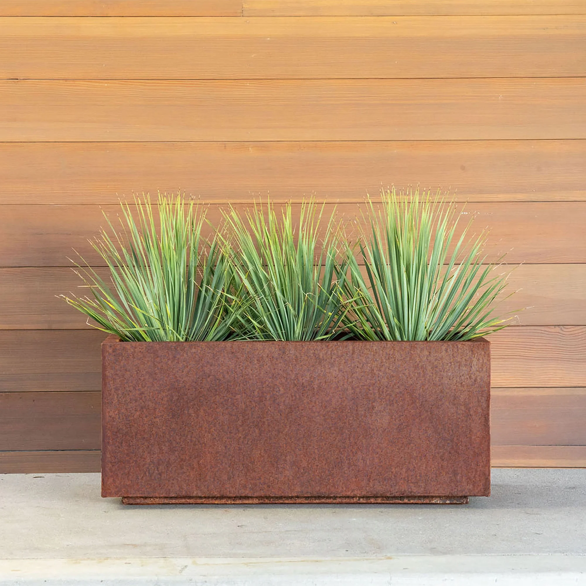 corten long box planter - Image 60
