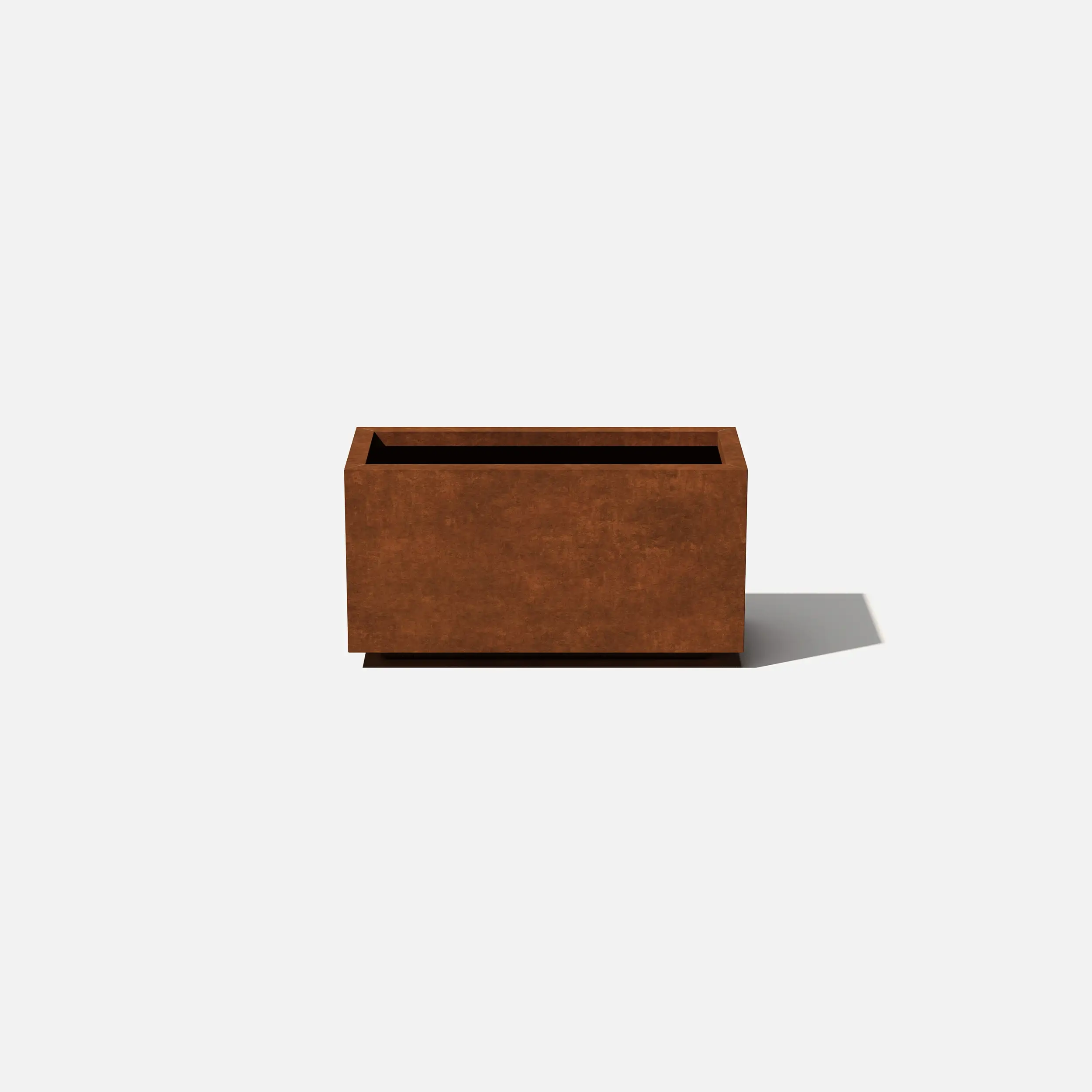 corten long box planter - Image 76