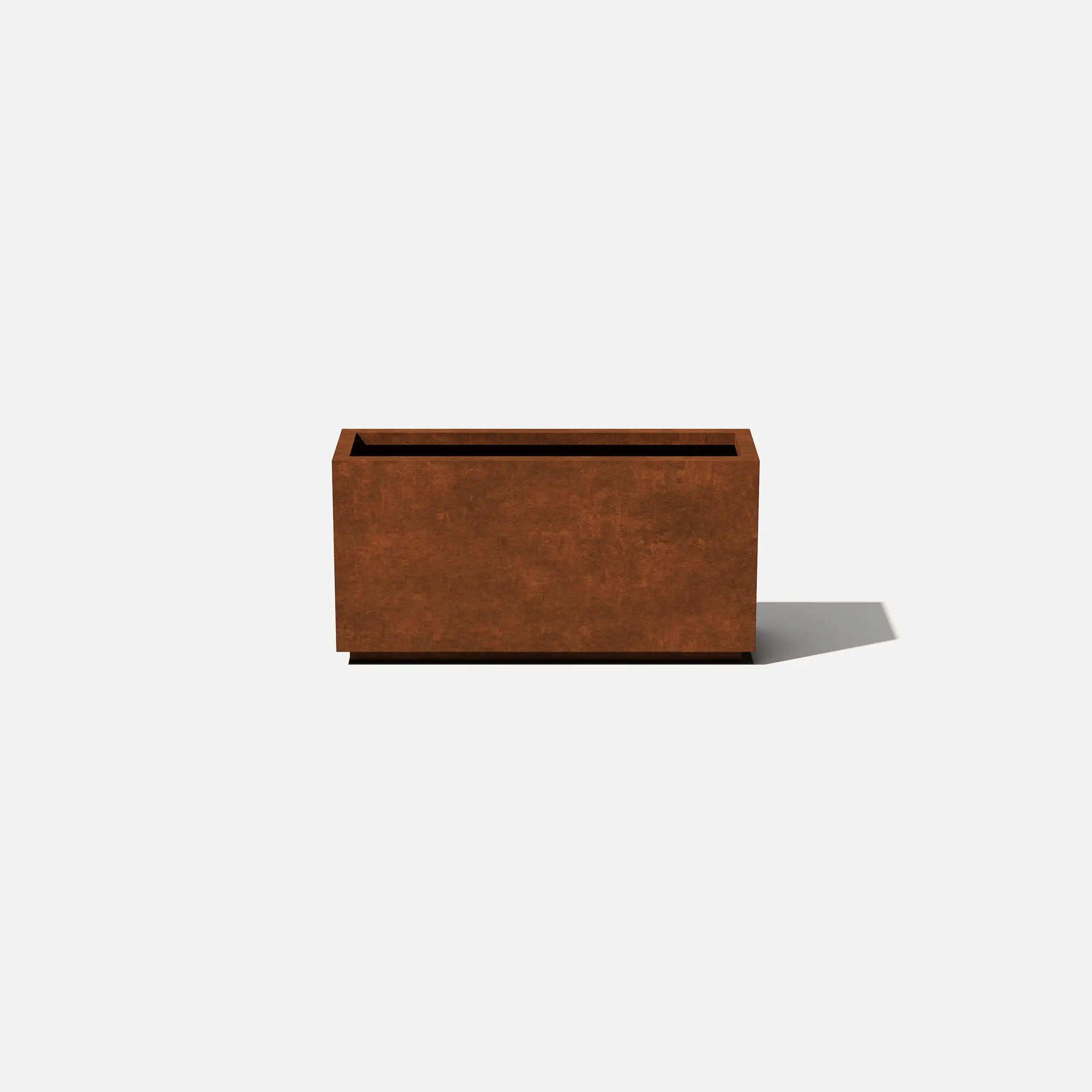 corten long box planter - Image 80