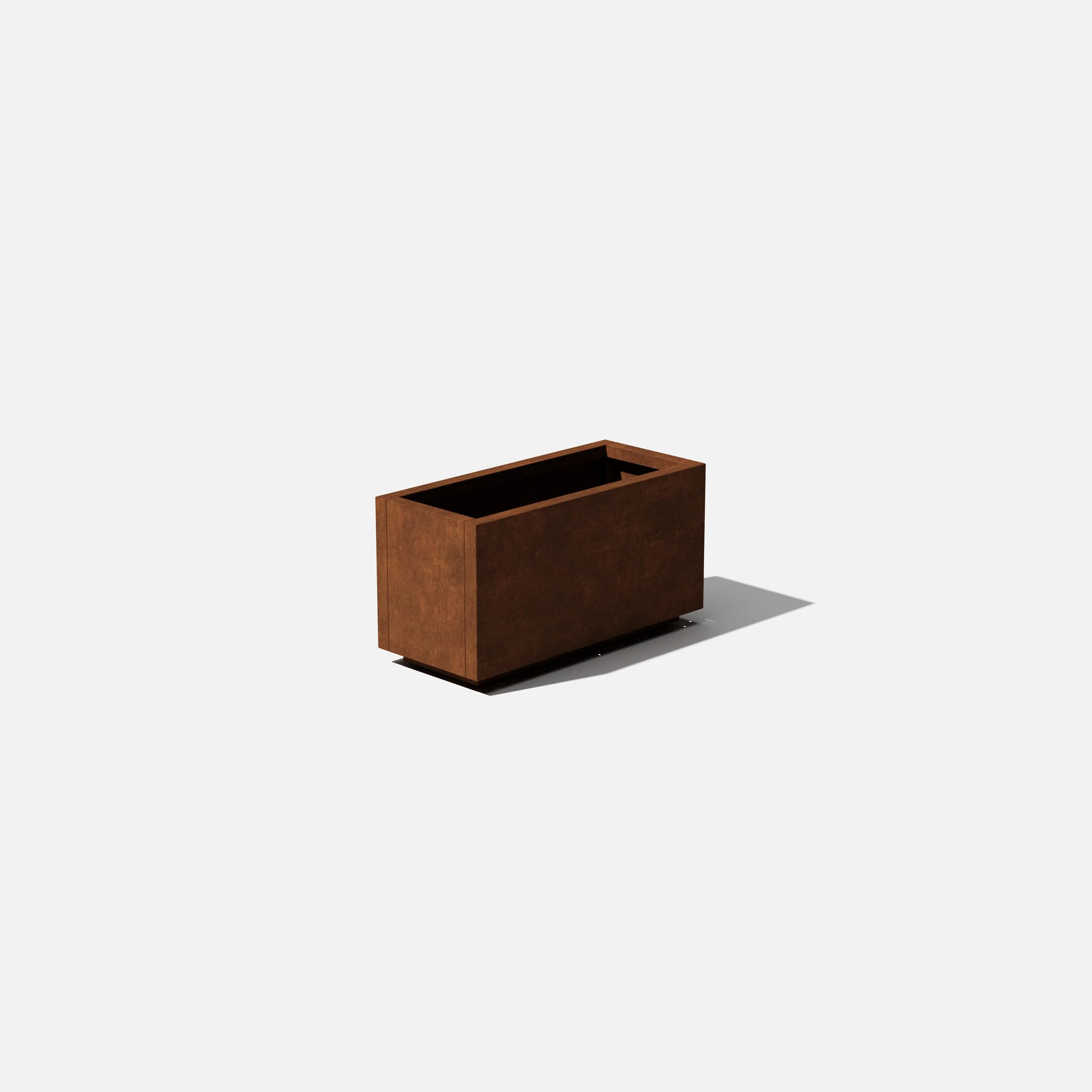 corten long box planter - Image 81