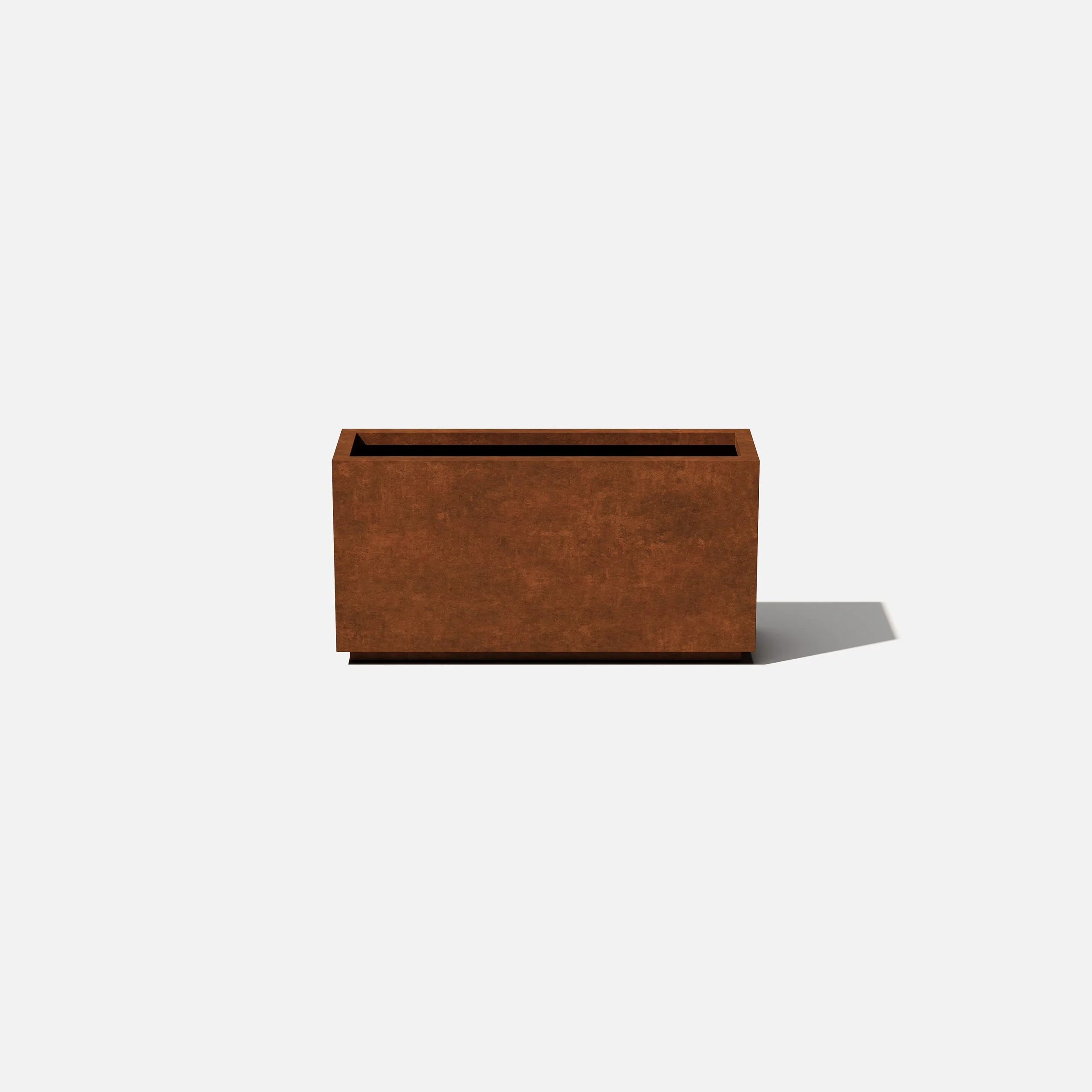 corten long box planter - Image 86