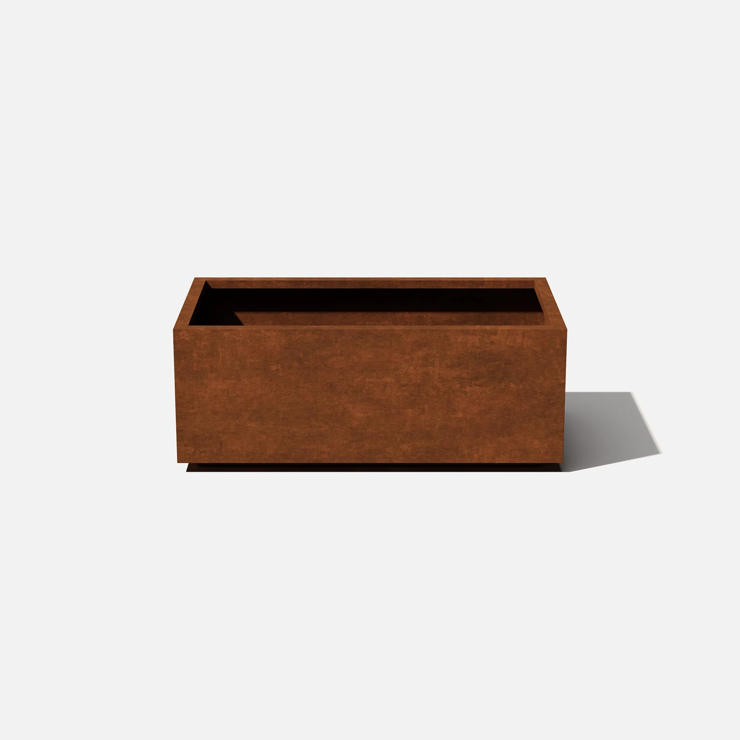 corten long box planter - Image 88