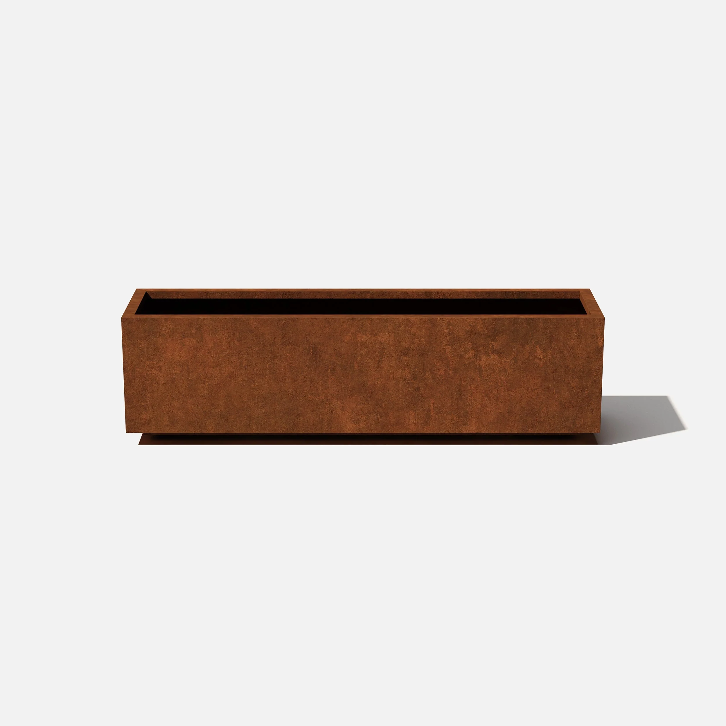 corten long box planter - Image 89