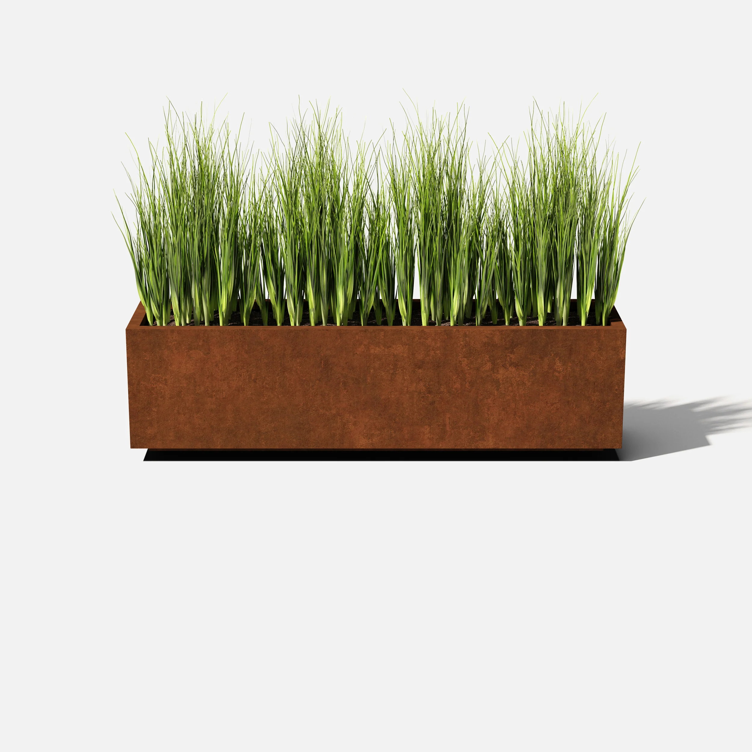 corten long box planter - Image 90