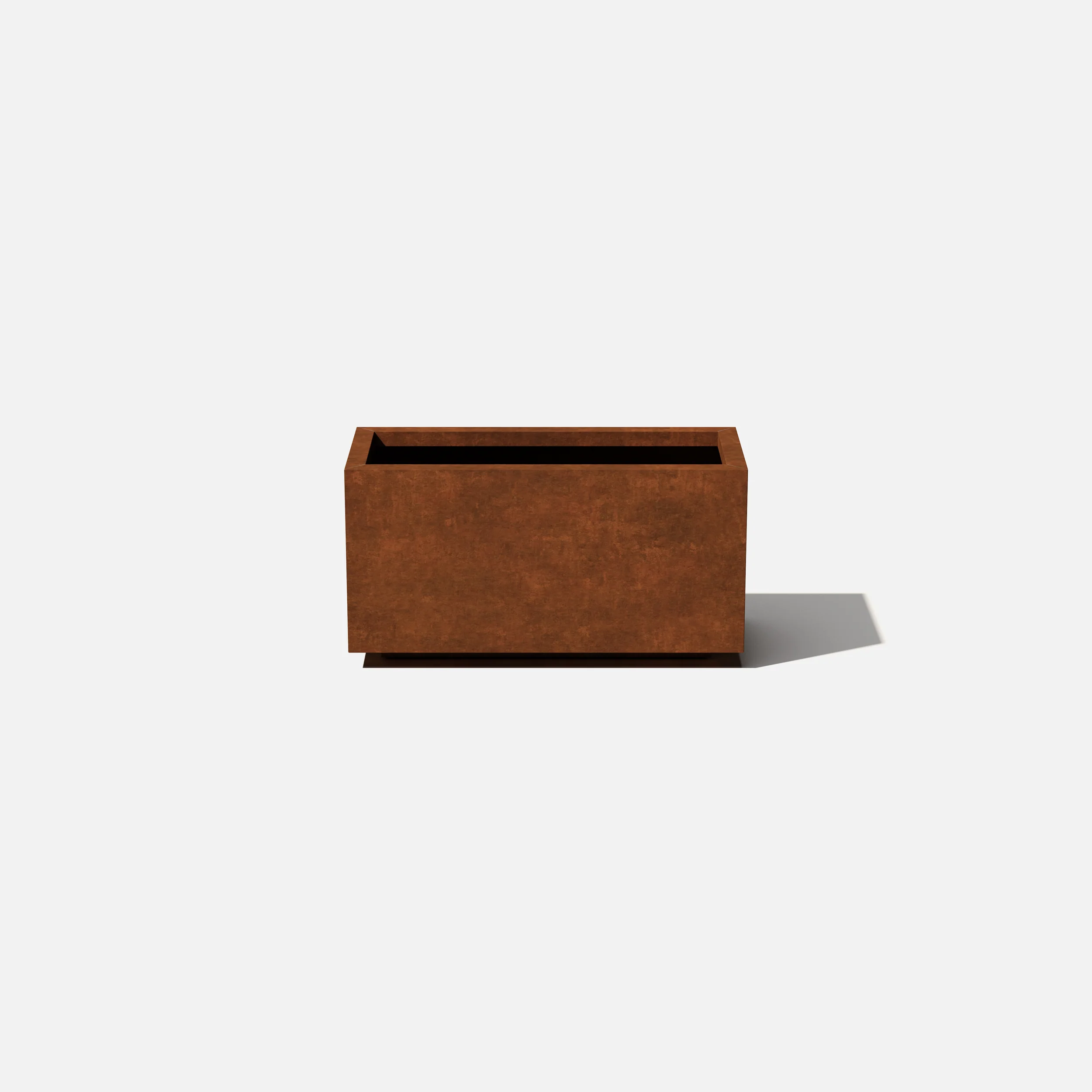 corten long box planter - Image 92