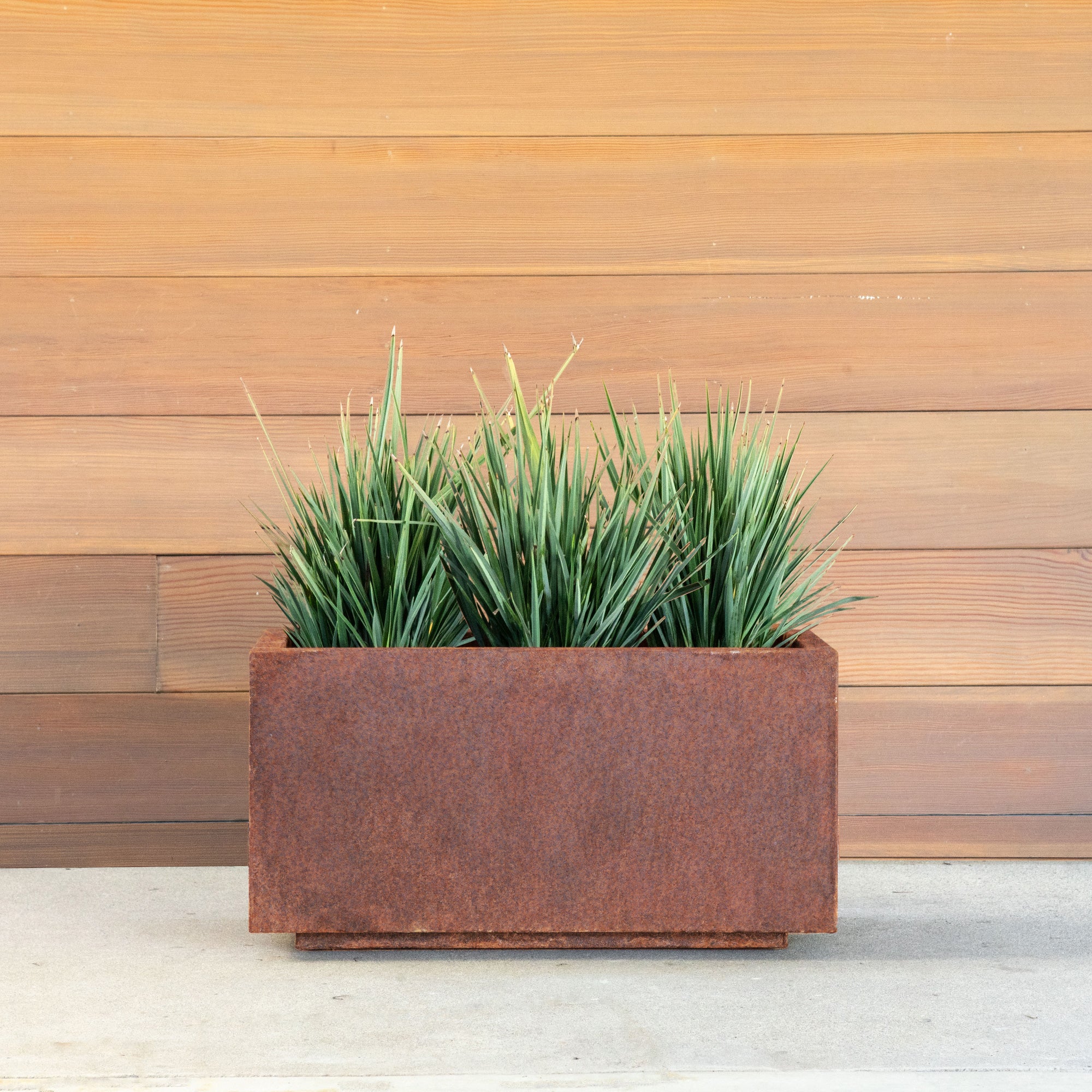 corten long box planter - Image 96