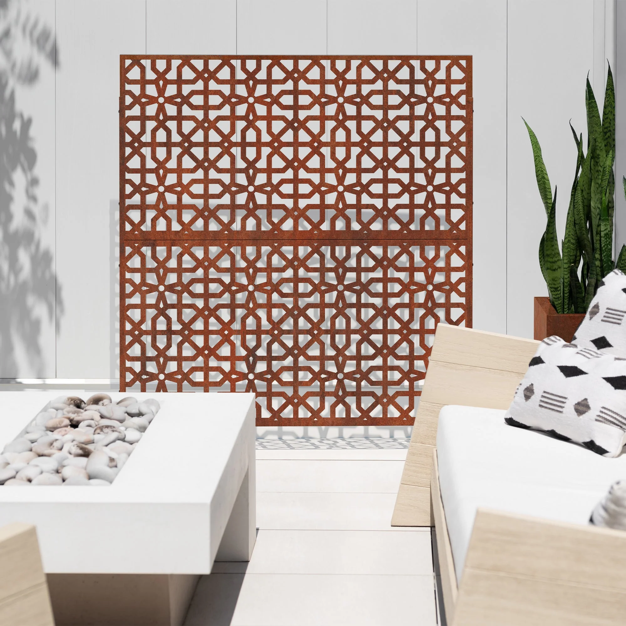 corten parilla privacy screen set - Image 54