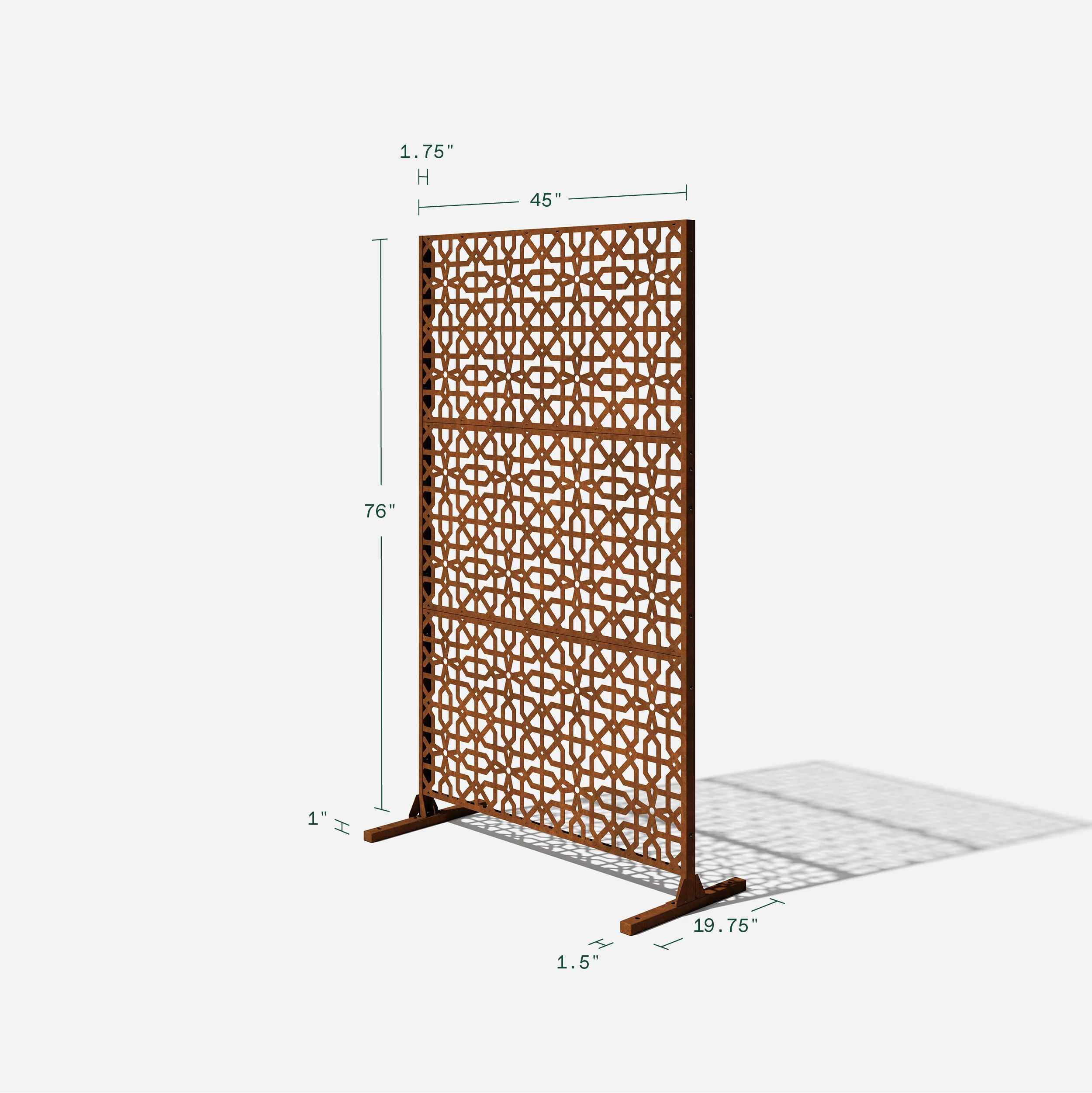 corten parilla privacy screen set - Image 76