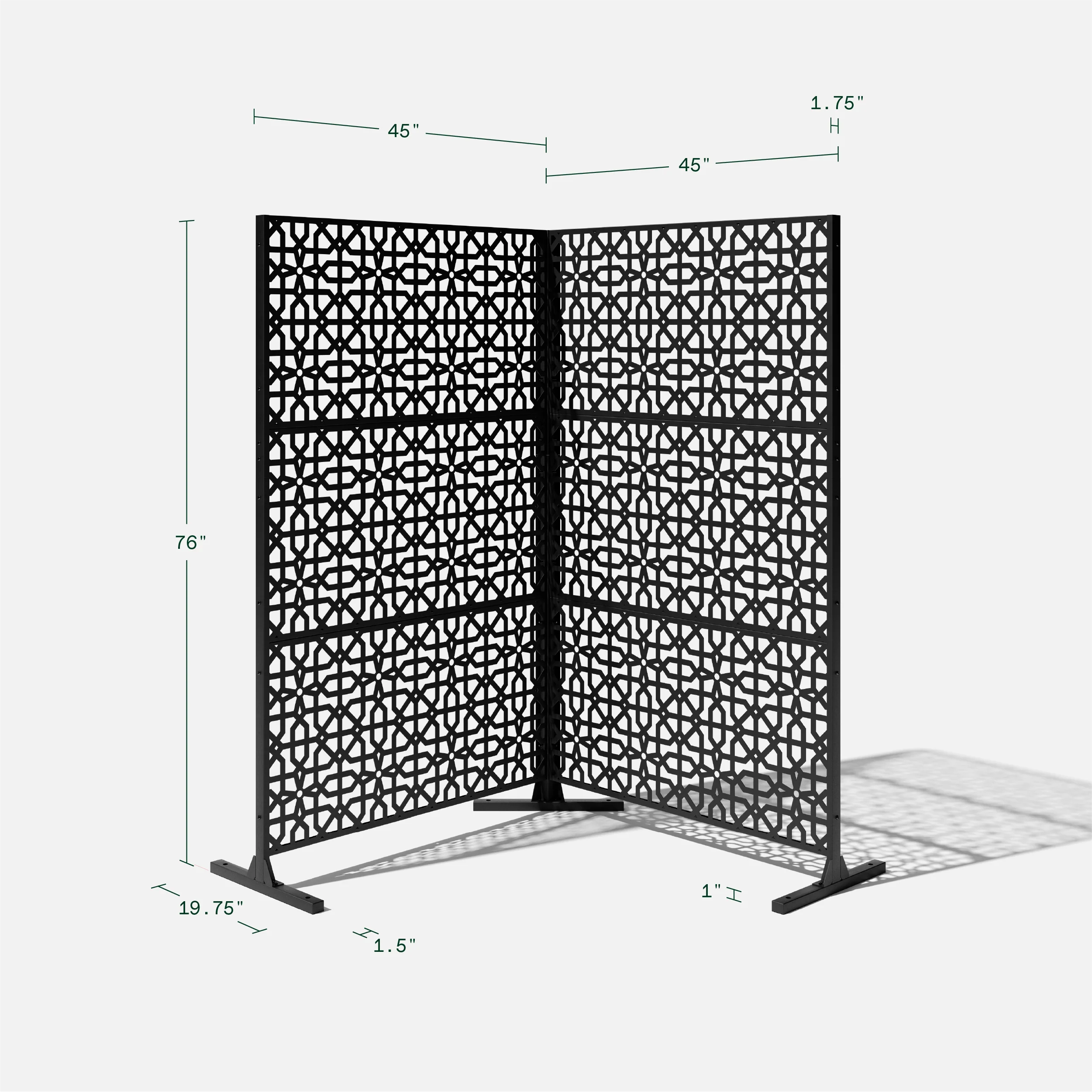 corten parilla privacy screen set - Image 93