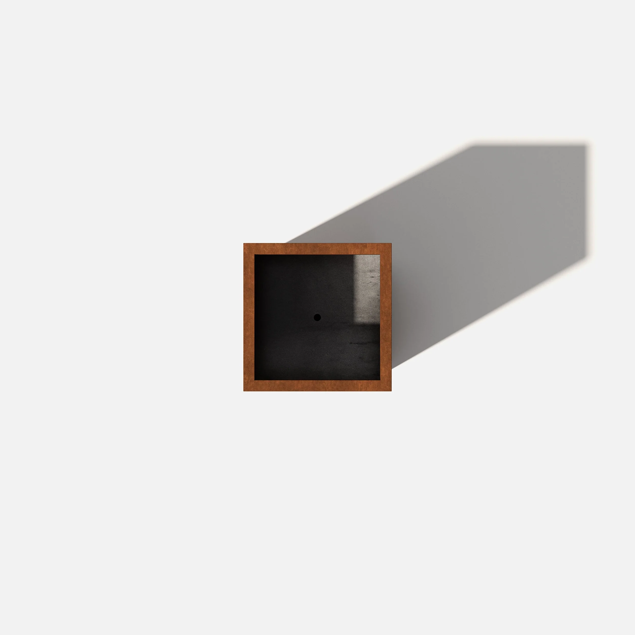 corten pedestal planter - Image 10