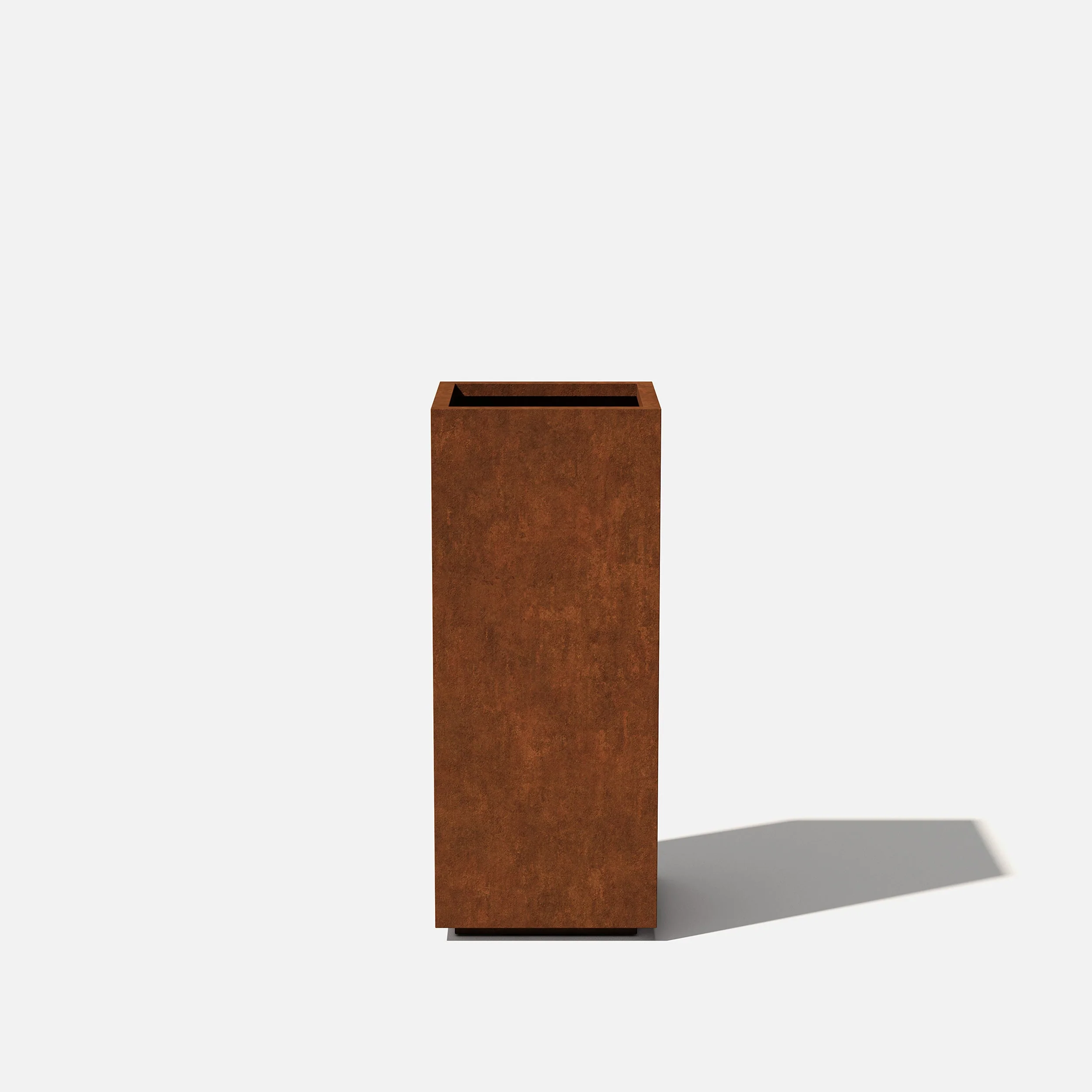 corten pedestal planter - Image 13