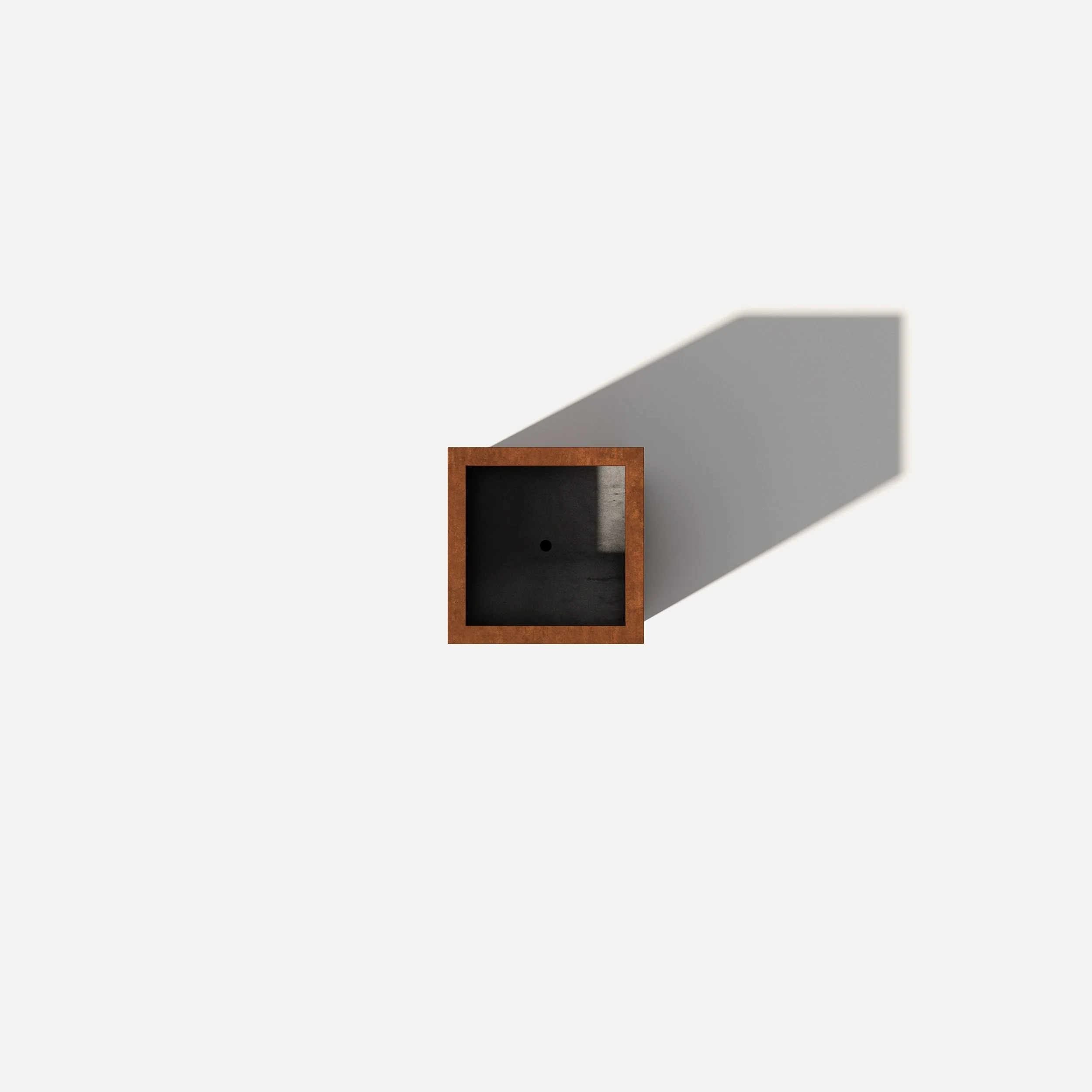 corten pedestal planter - Image 17