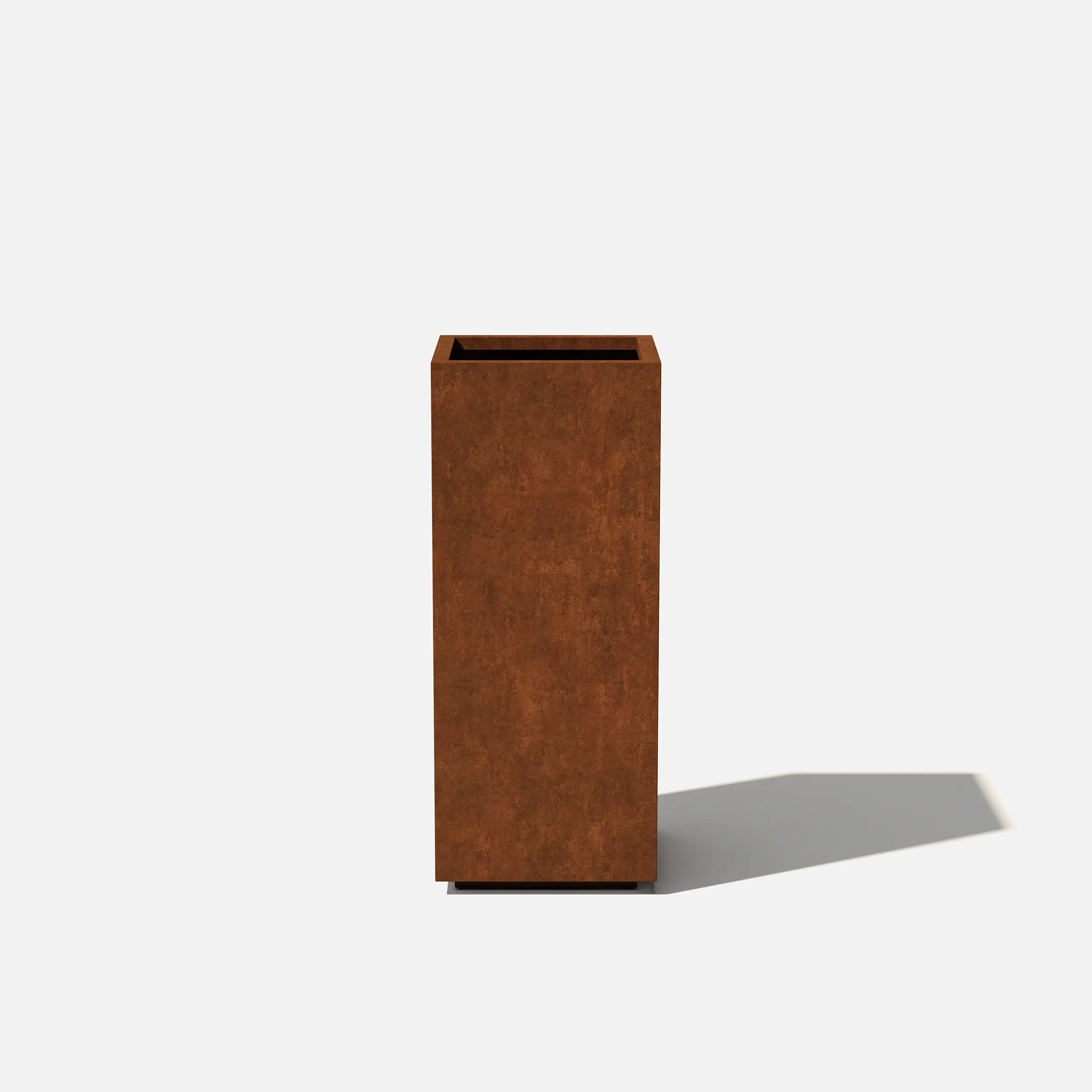 corten pedestal planter - Image 26