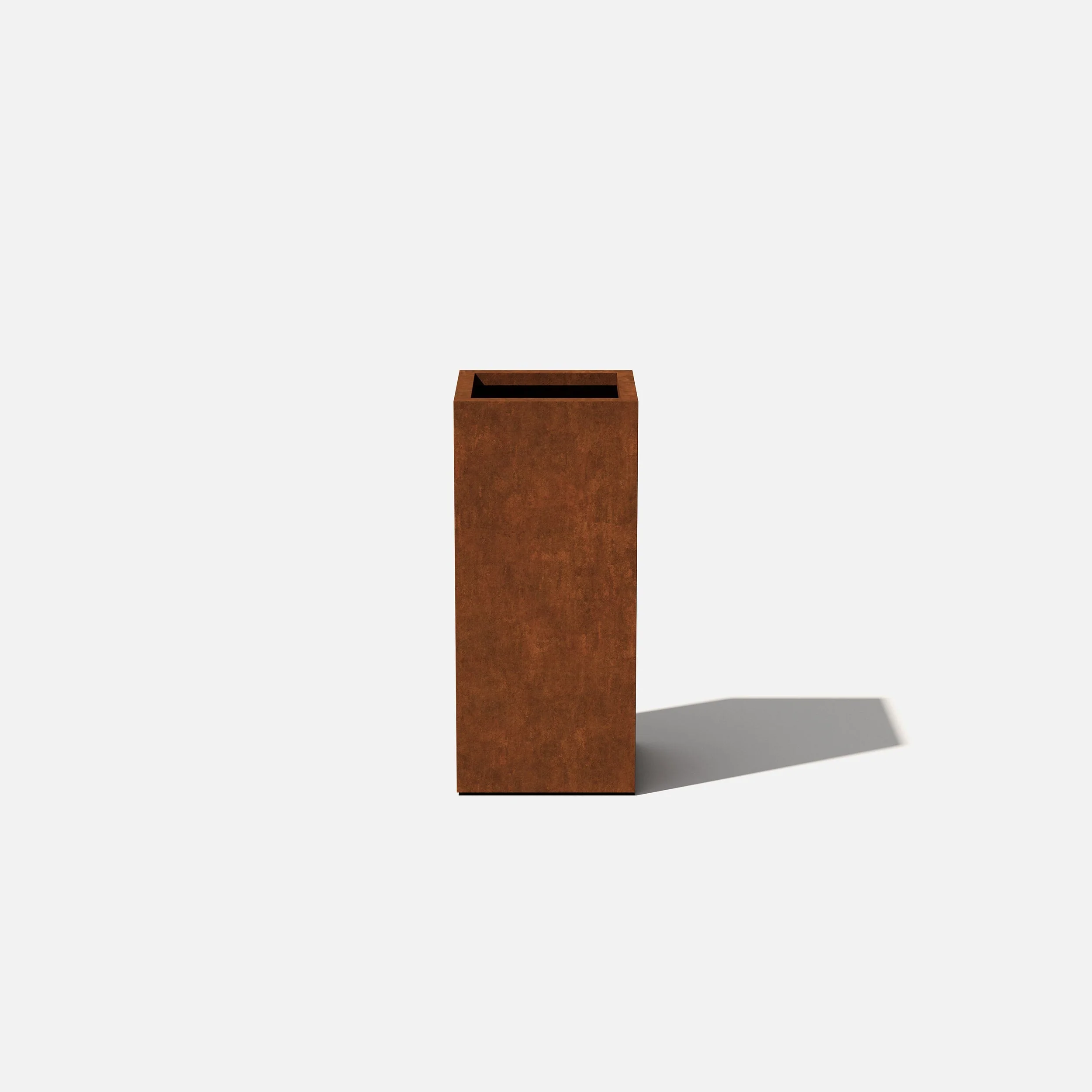 corten pedestal planter - Image 33