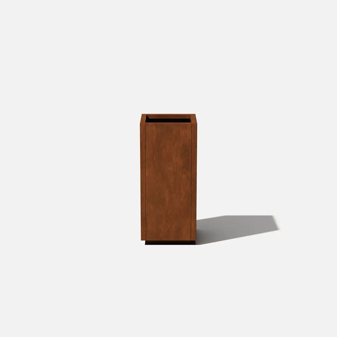 corten pedestal planter - Image 34