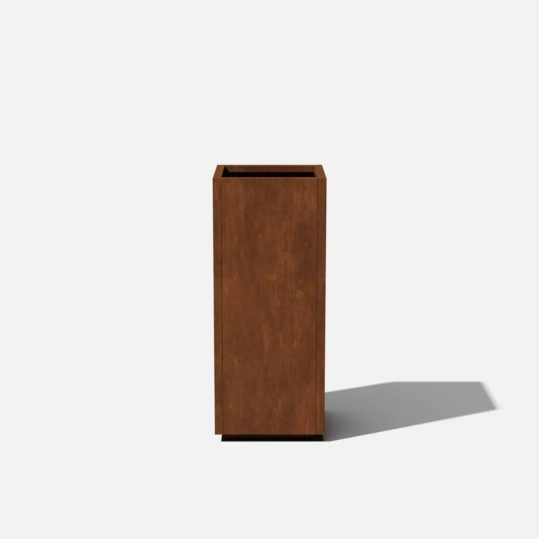 corten pedestal planter - Image 35