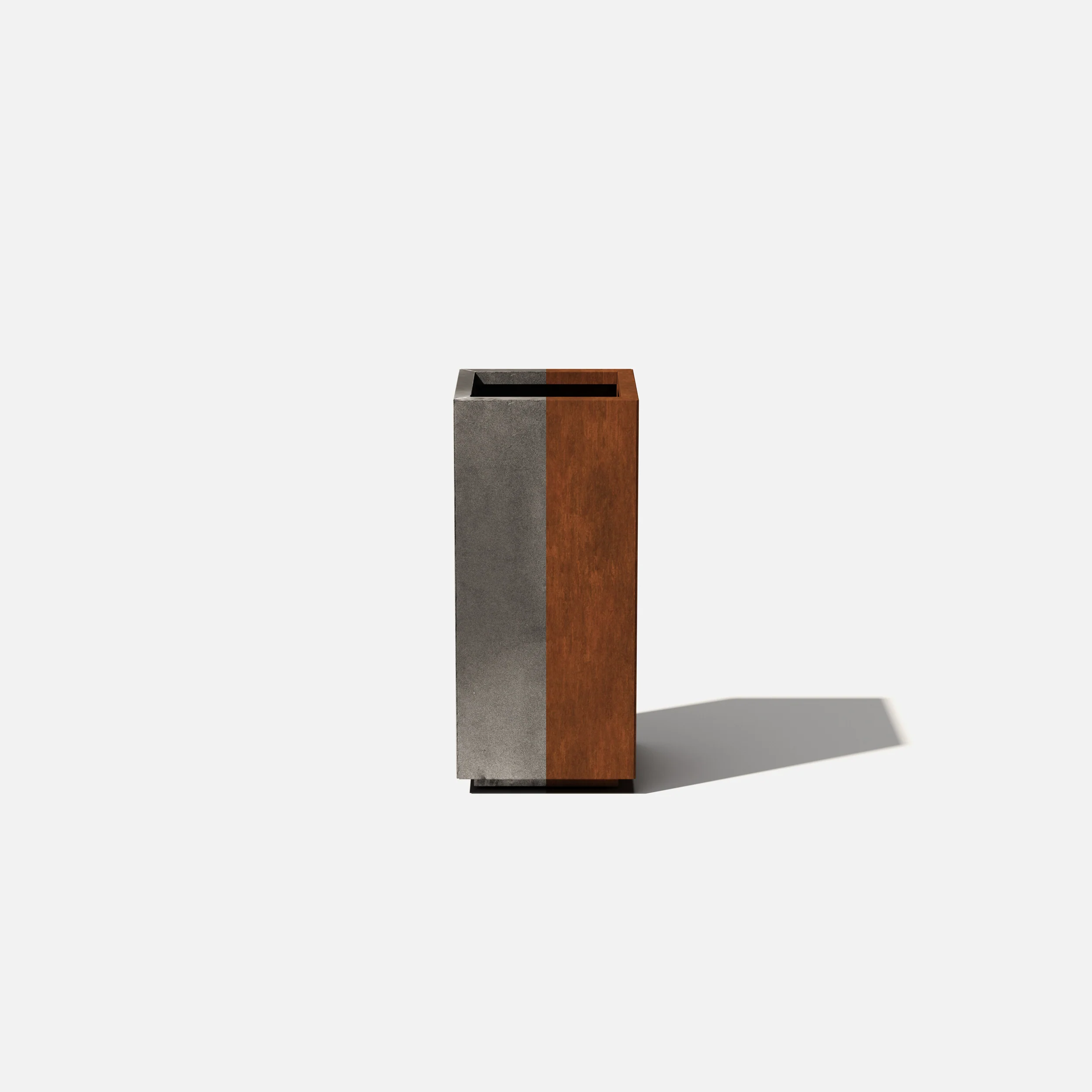 corten pedestal planter - Image 42