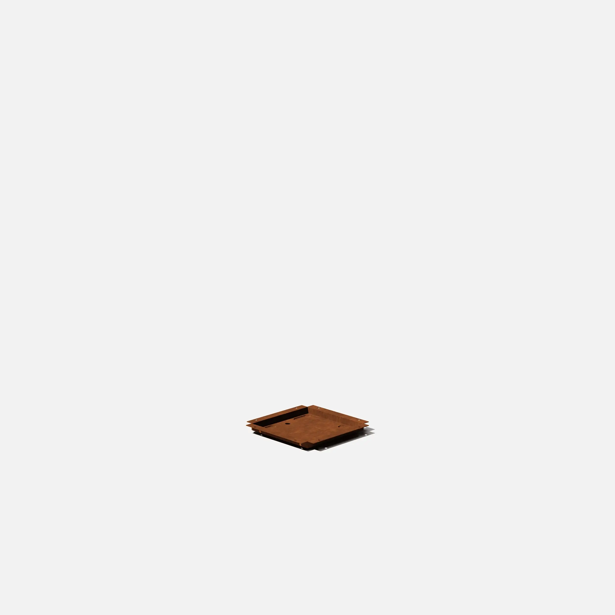 corten pedestal planter - Image 44