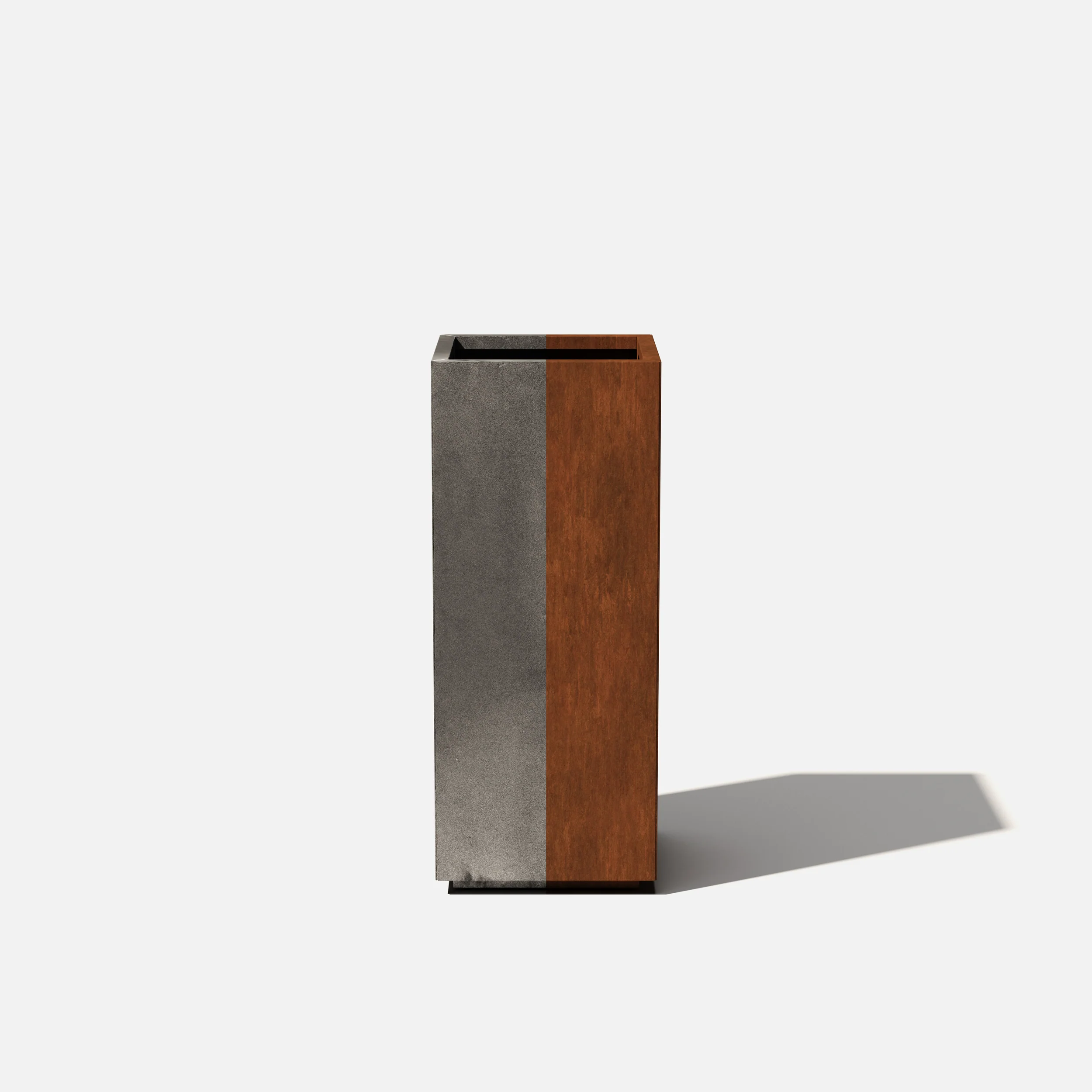 corten pedestal planter - Image 46