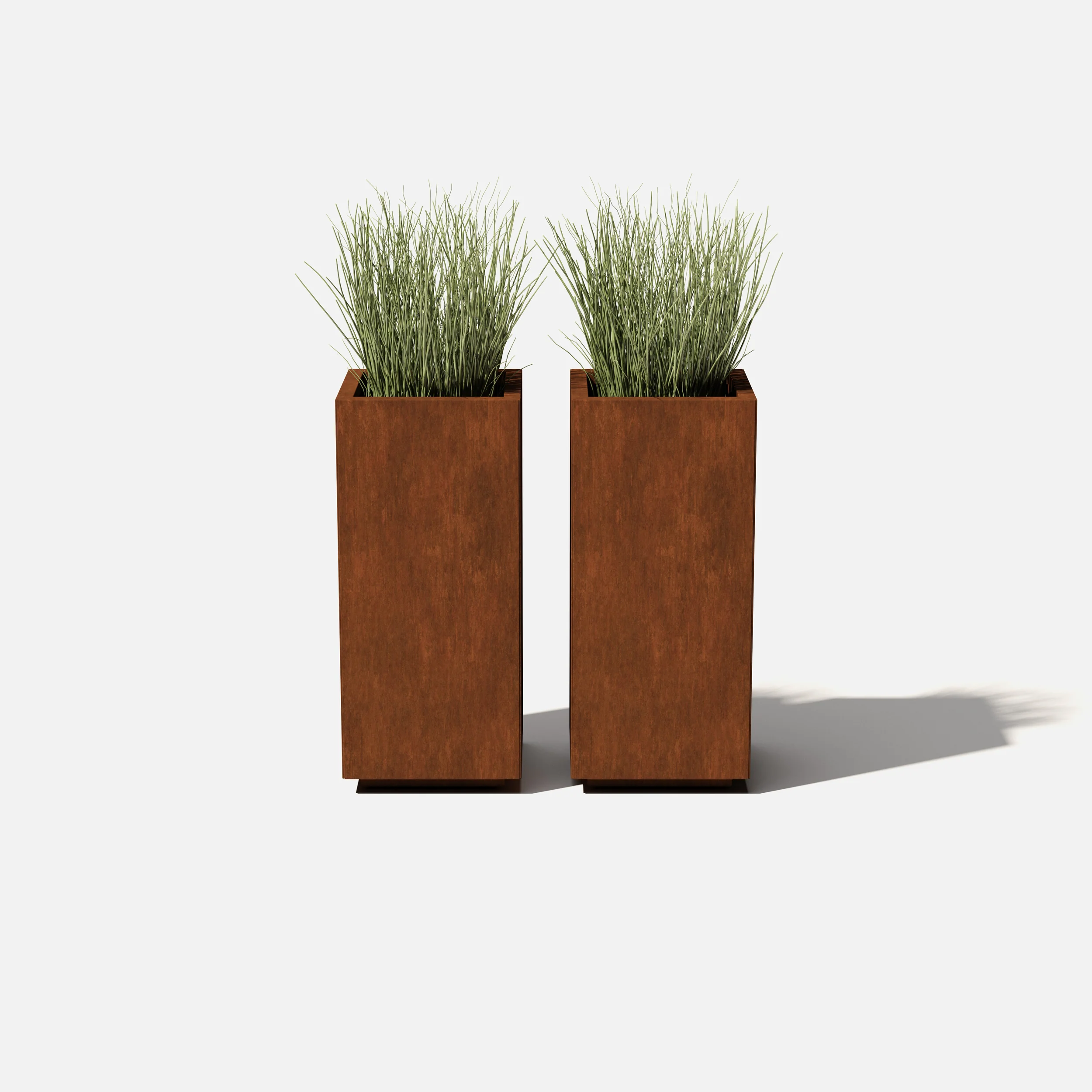 corten pedestal planter - Image 53