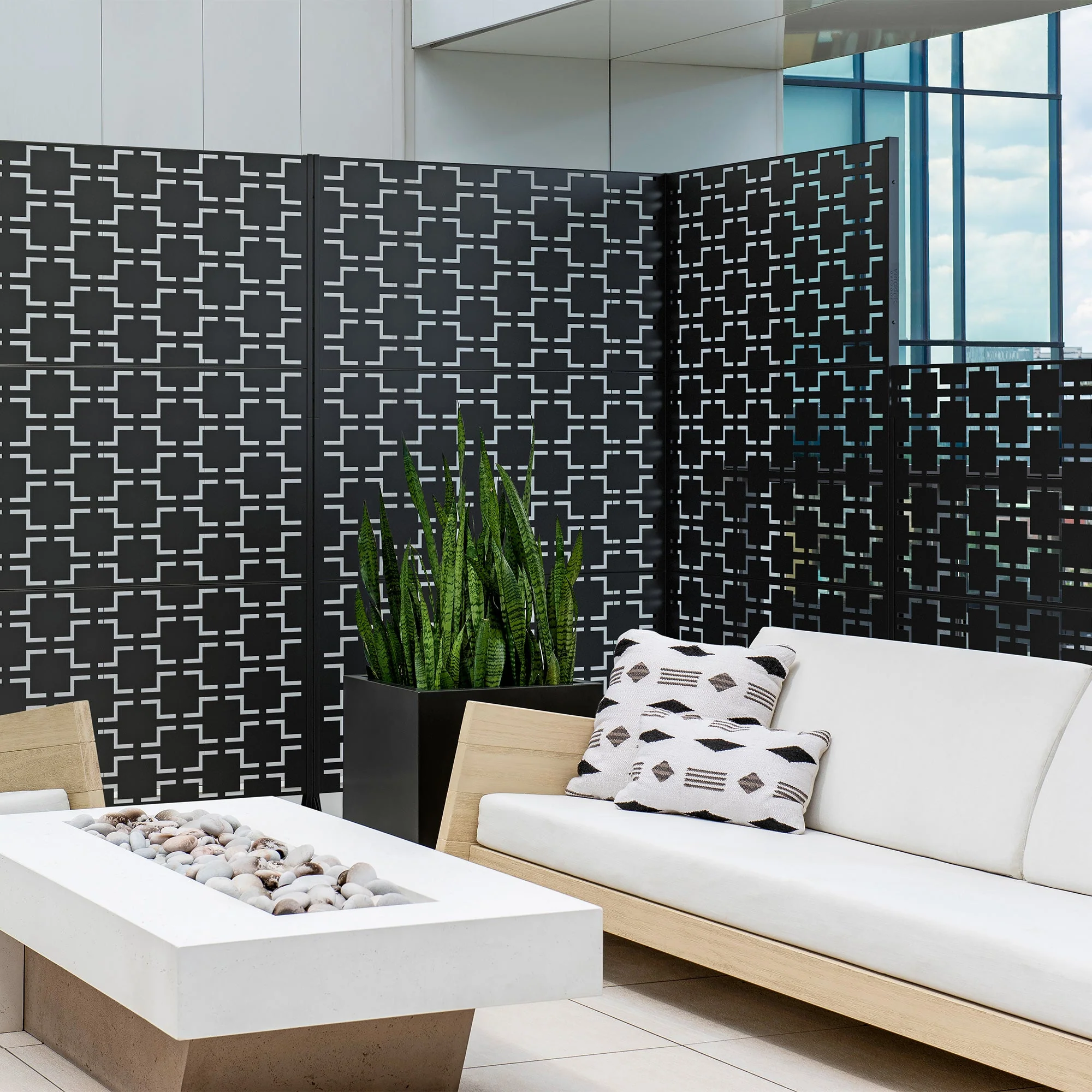 corten quadra privacy screen set - Image 39