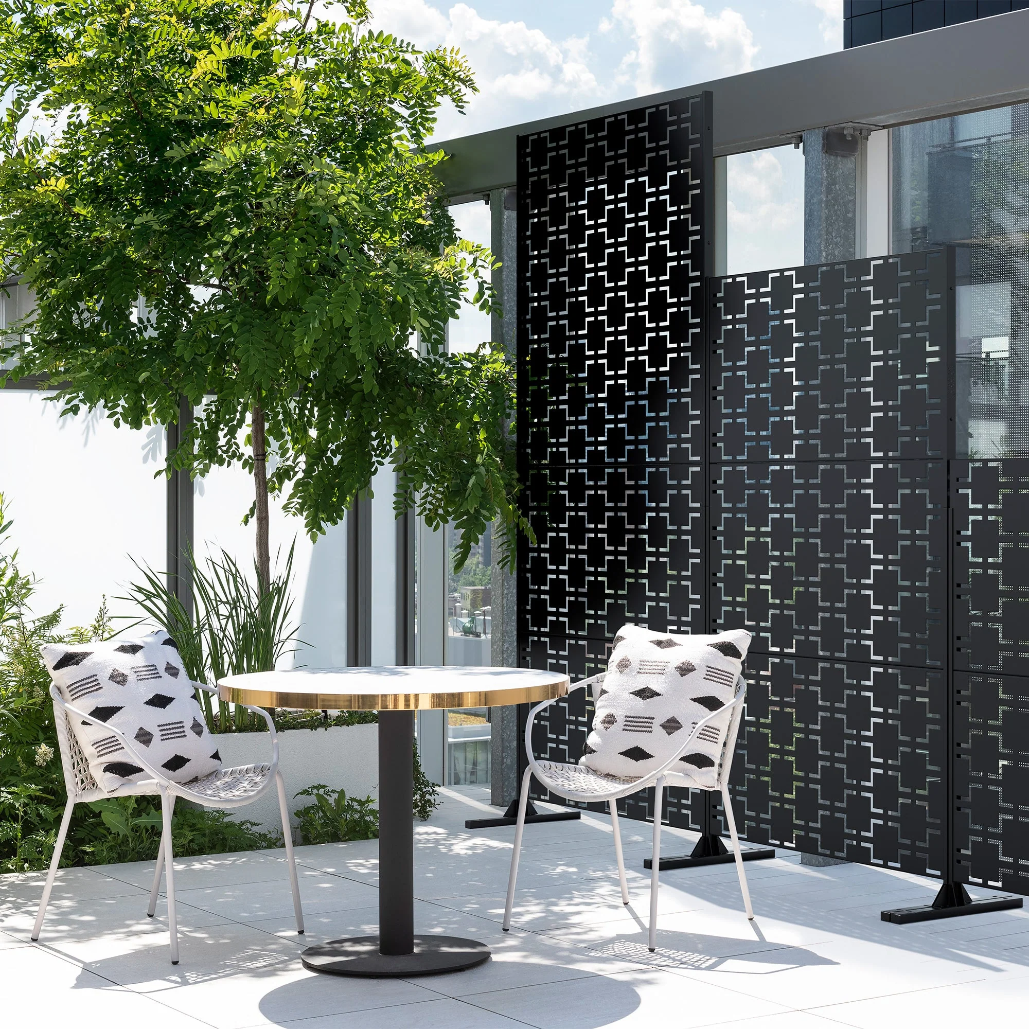 corten quadra privacy screen set - Image 43