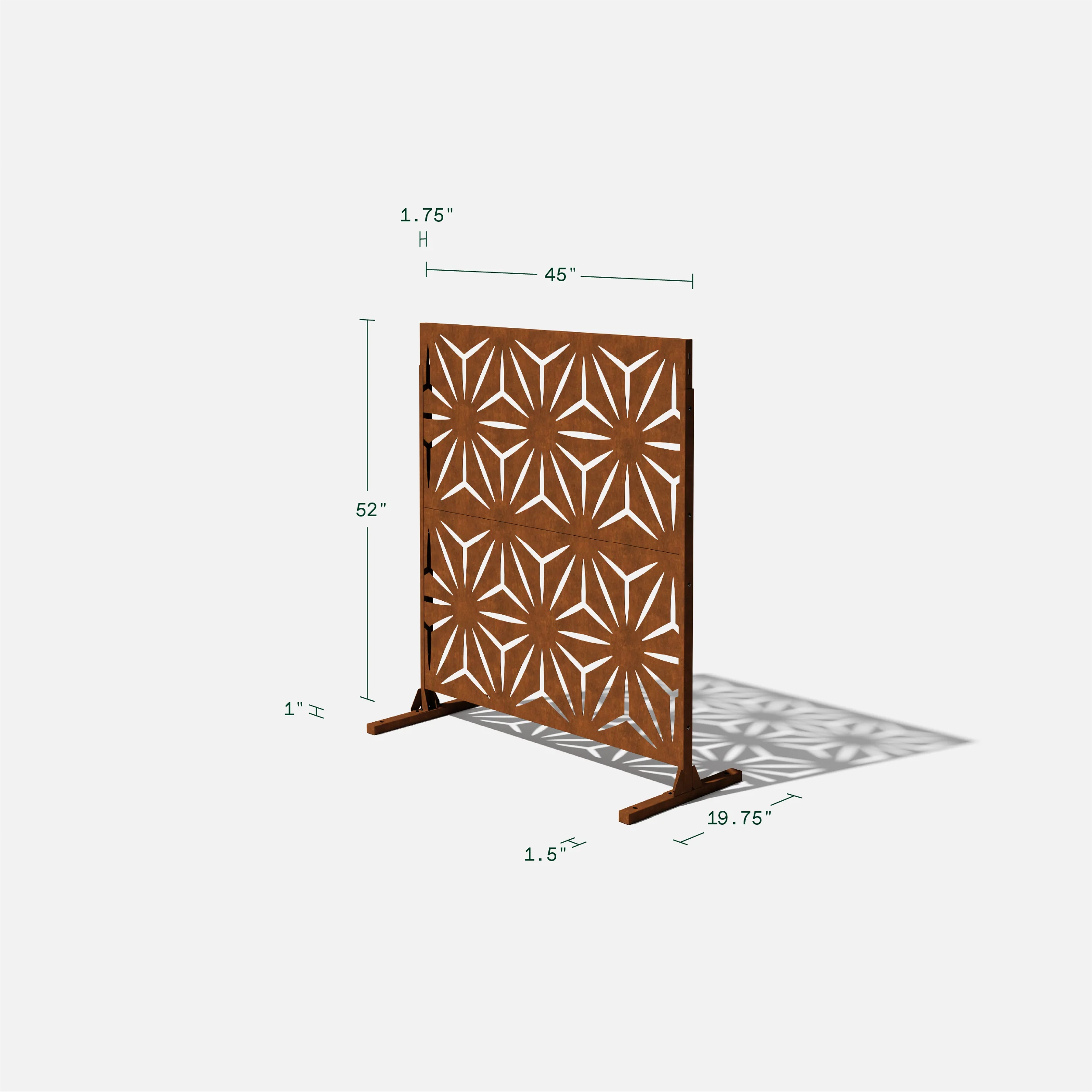 corten star privacy screen set - Image 86
