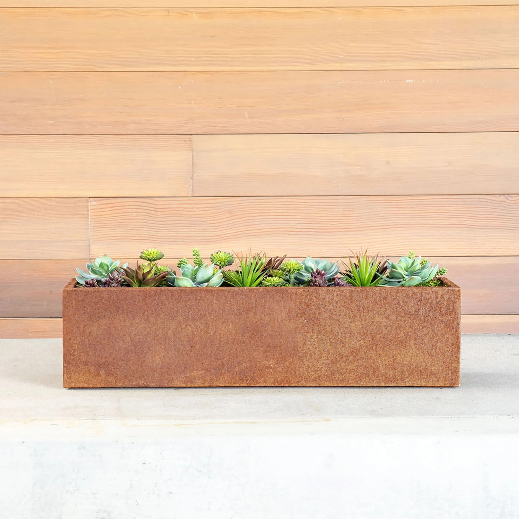 corten window box planter - Image 23
