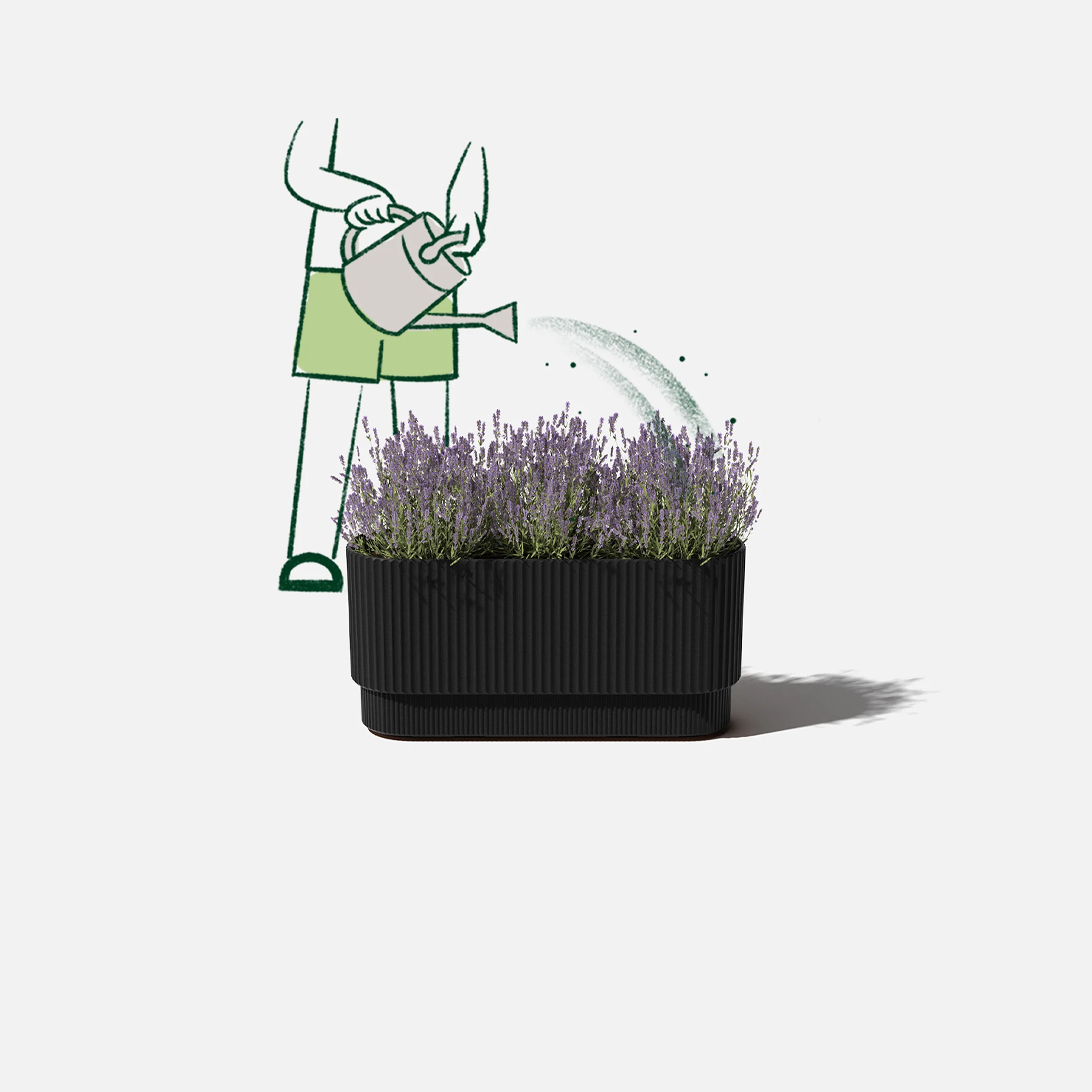 demi long planter - Image 3