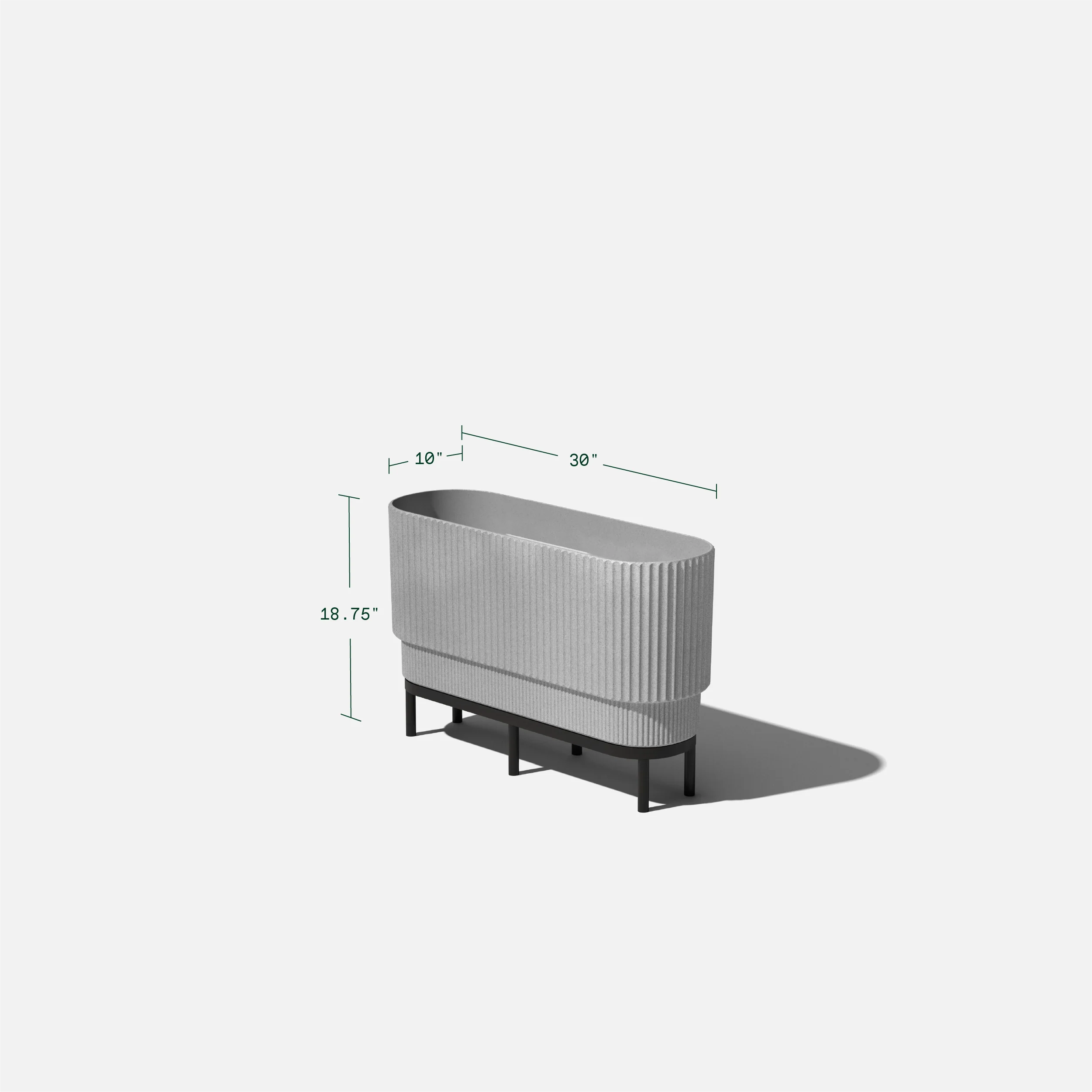 demi raised long planter - Image 43