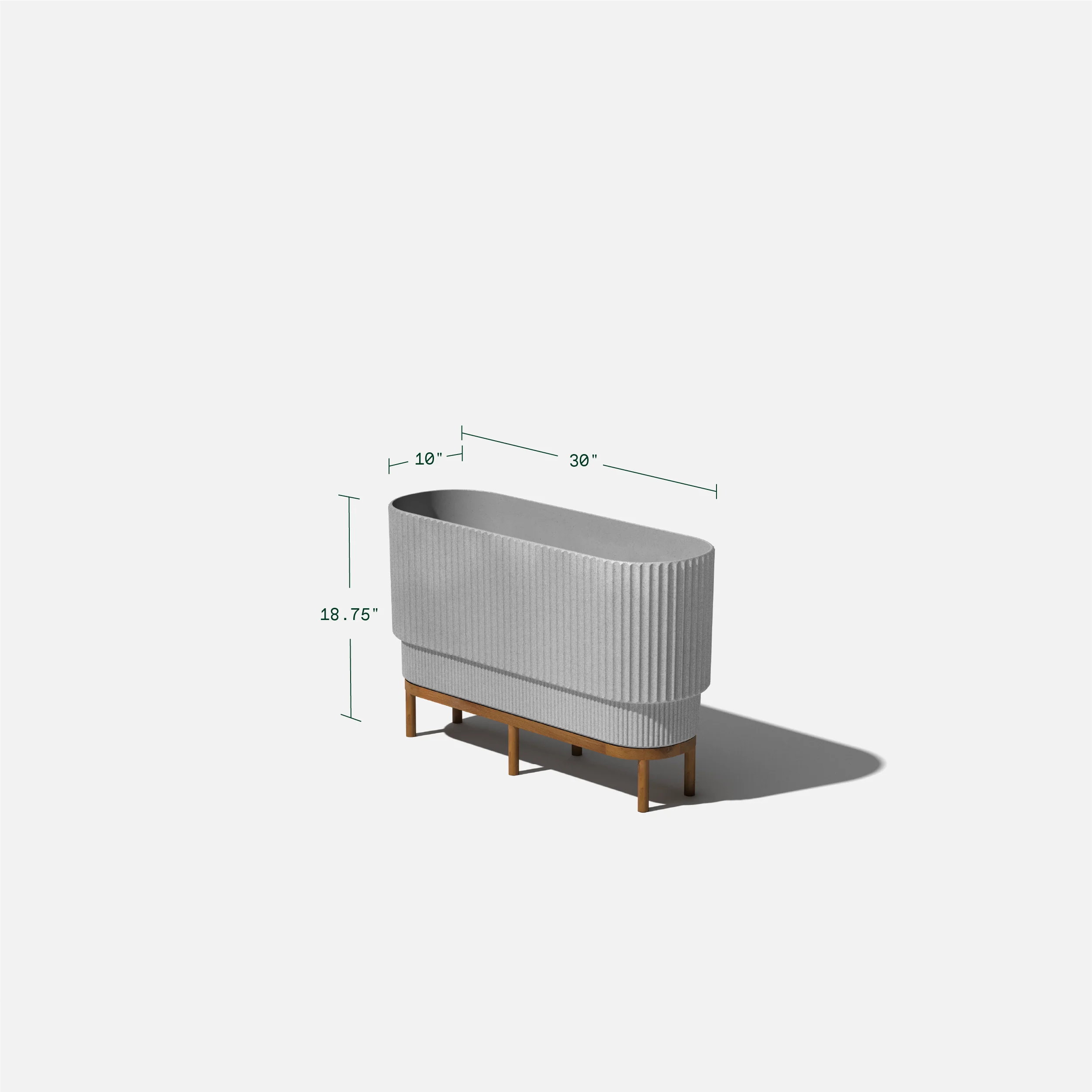 demi raised long planter - Image 44