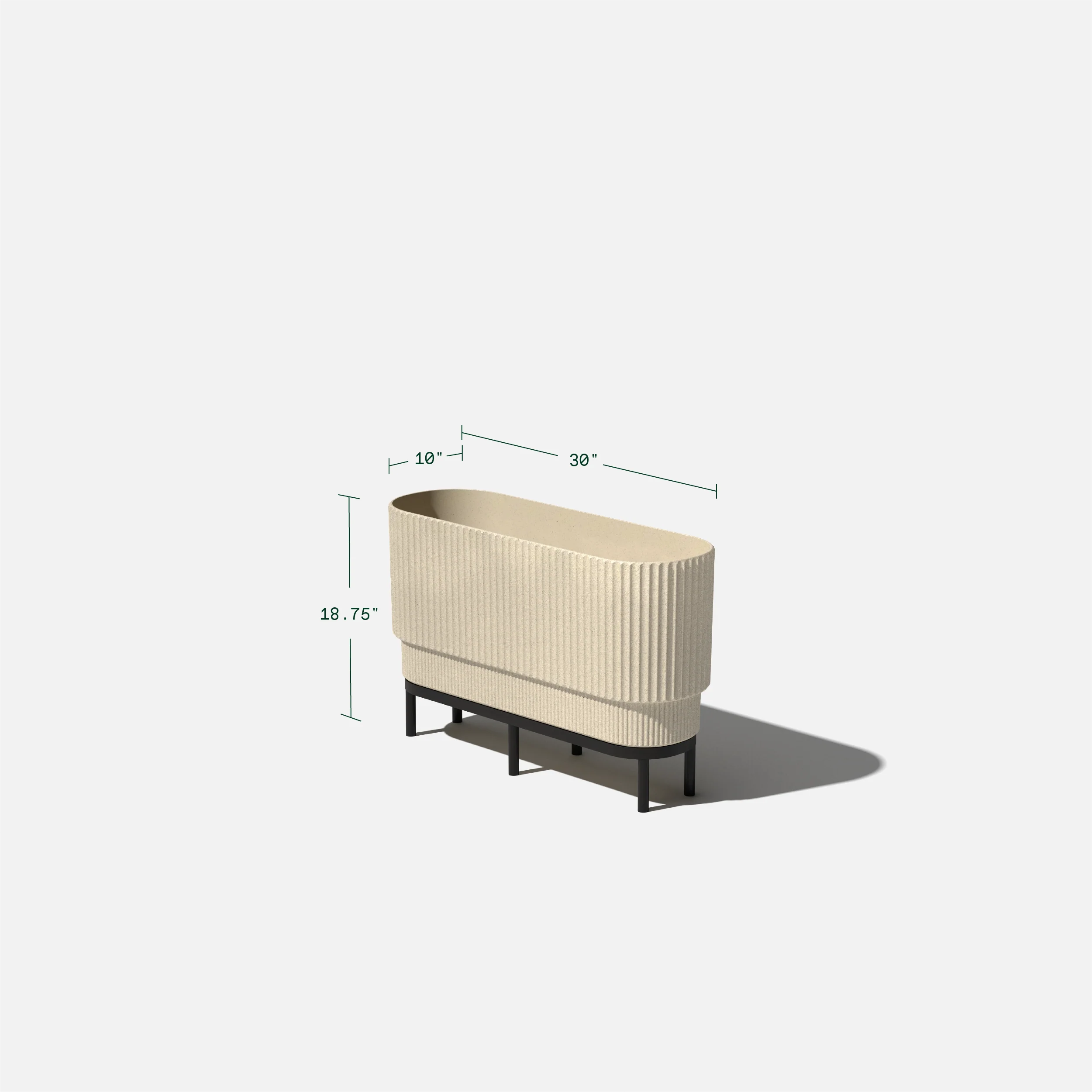 demi raised long planter - Image 45