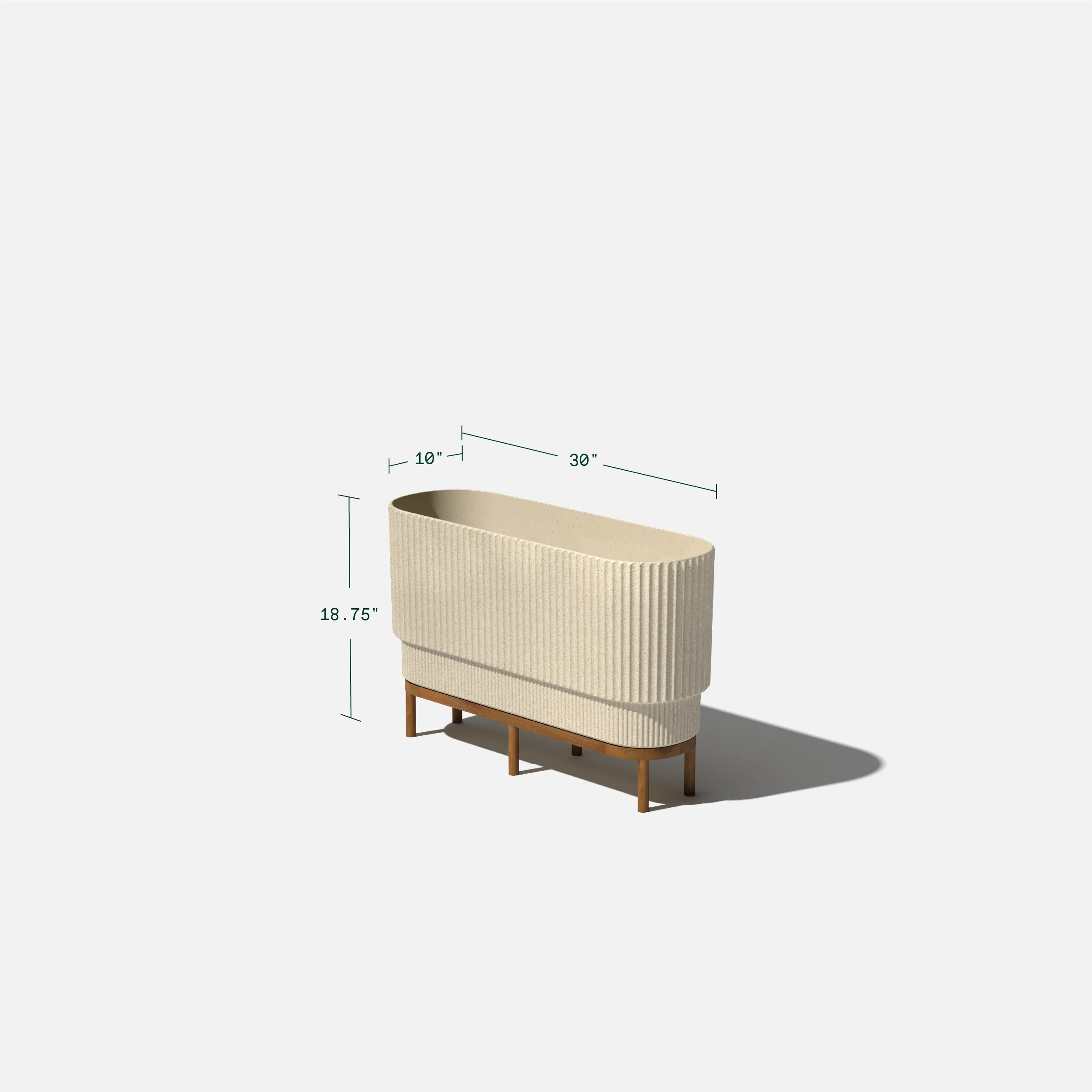 demi raised long planter - Image 46
